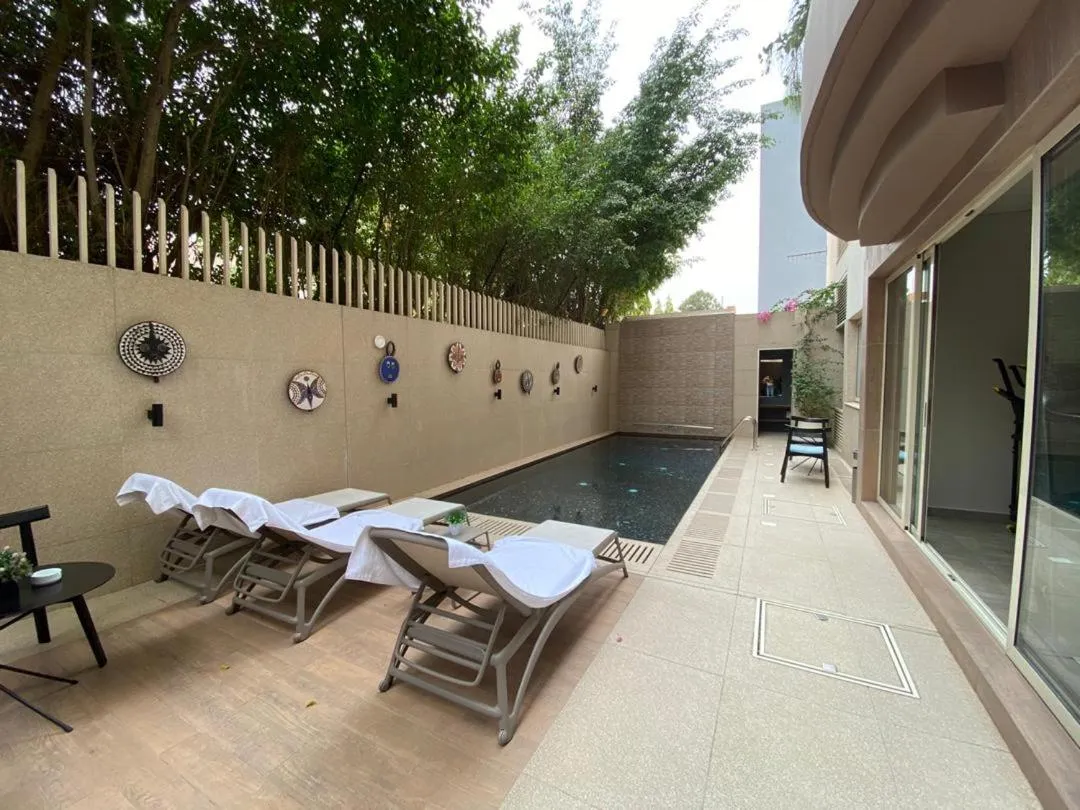 Patio in Roots Hotel Apartments Abidjan