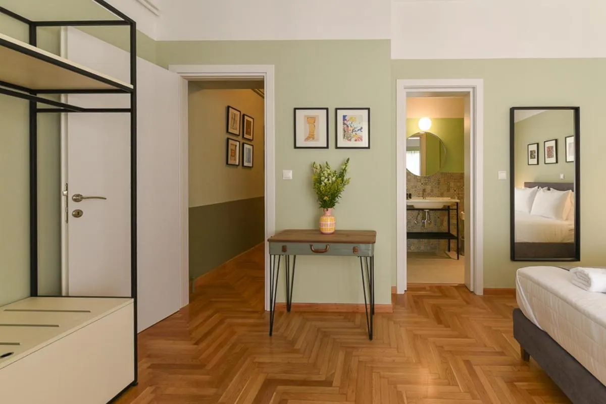 Bathroom, Bed in ATHENS STORIES