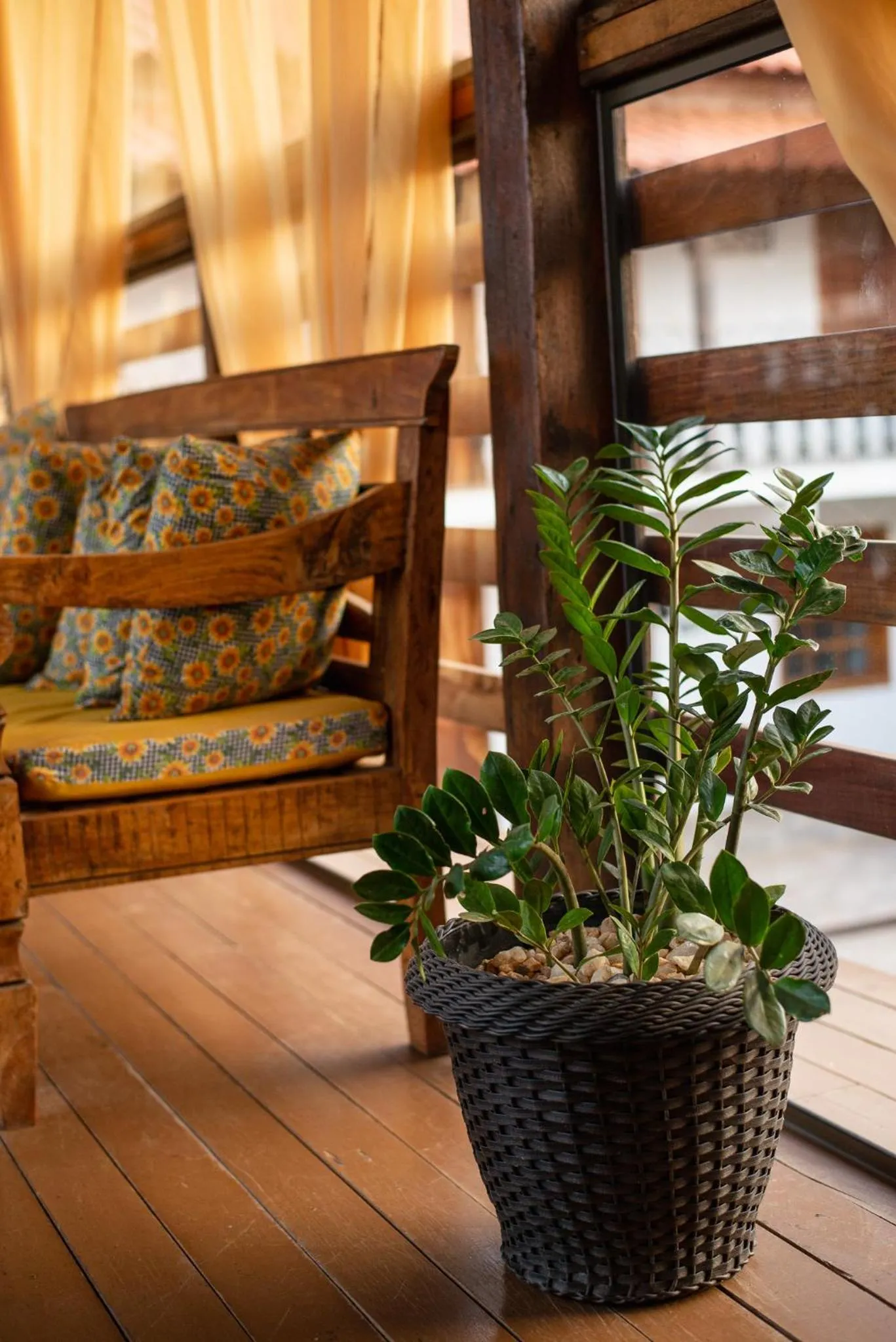 Living room in Pousada Boa Vista