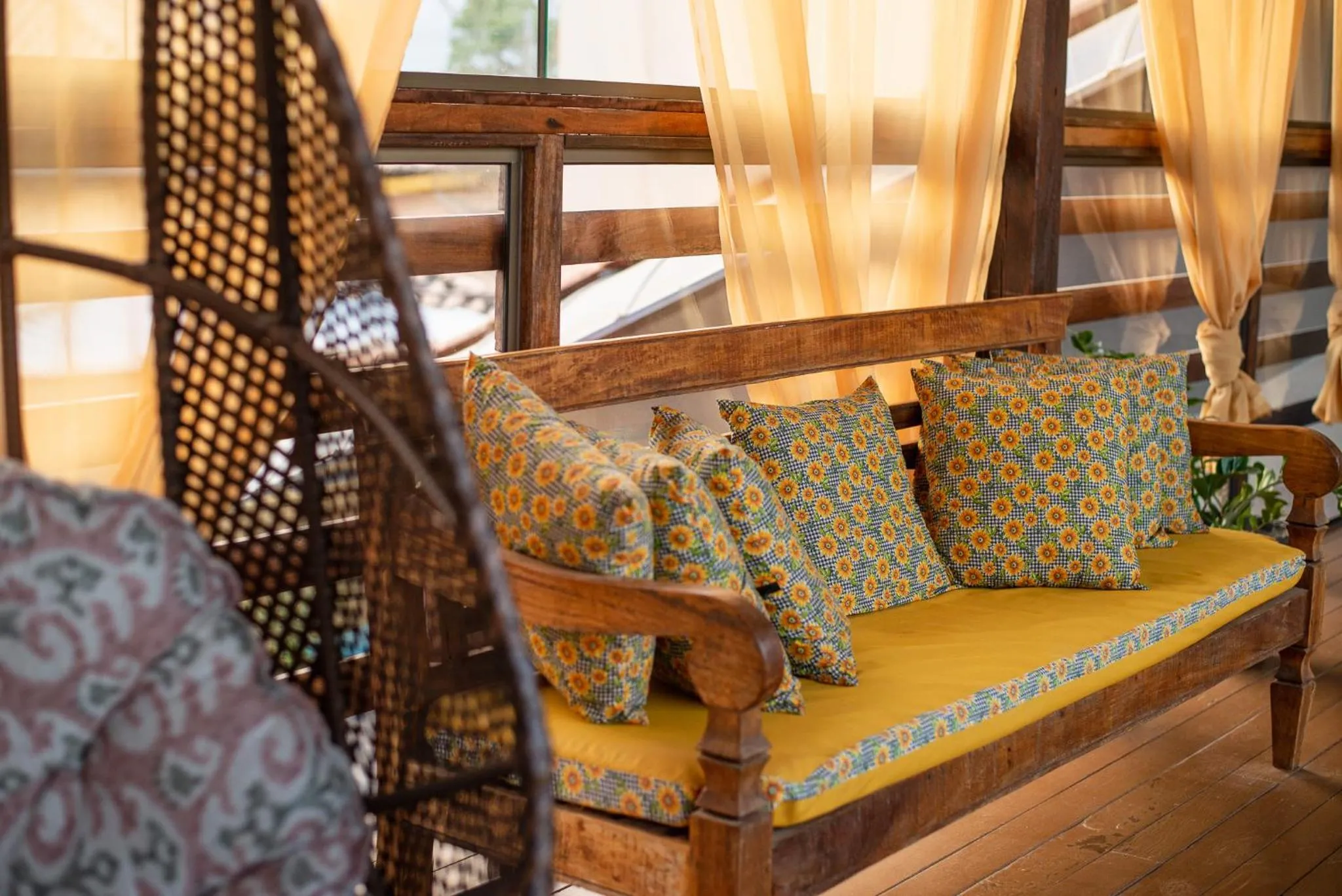 Living room in Pousada Boa Vista