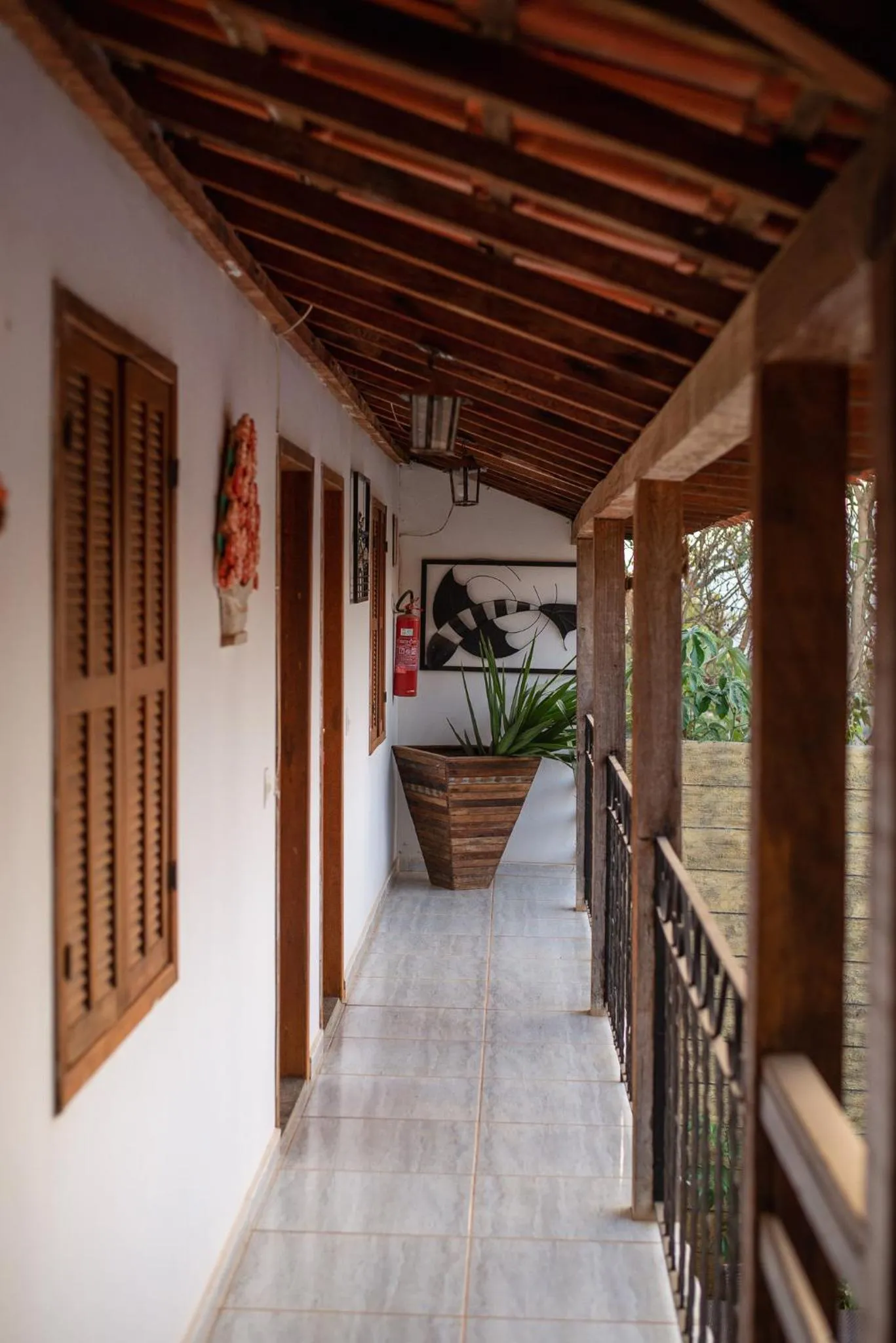 Balcony/Terrace in Pousada Boa Vista