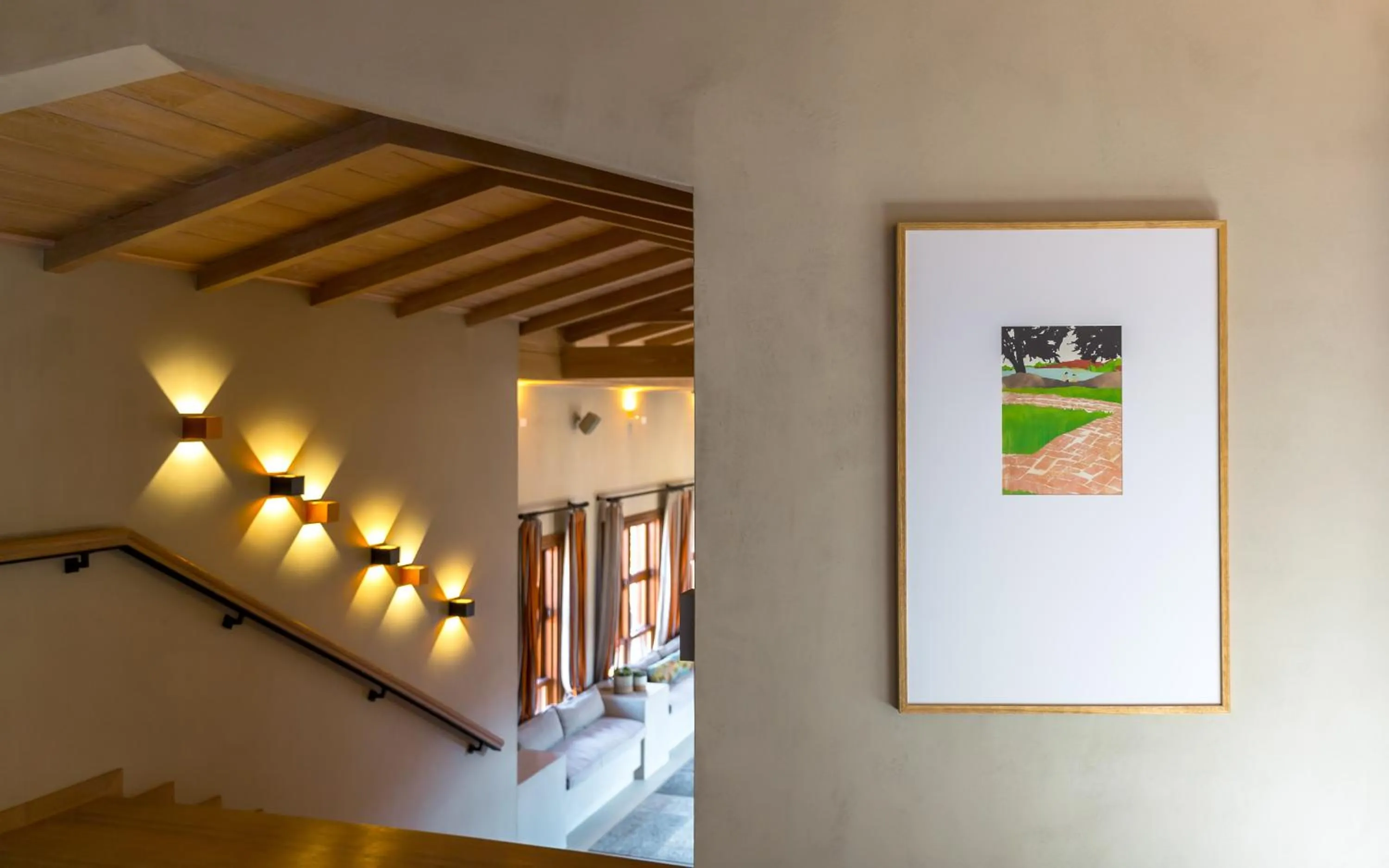 Lobby or reception in OMM INN