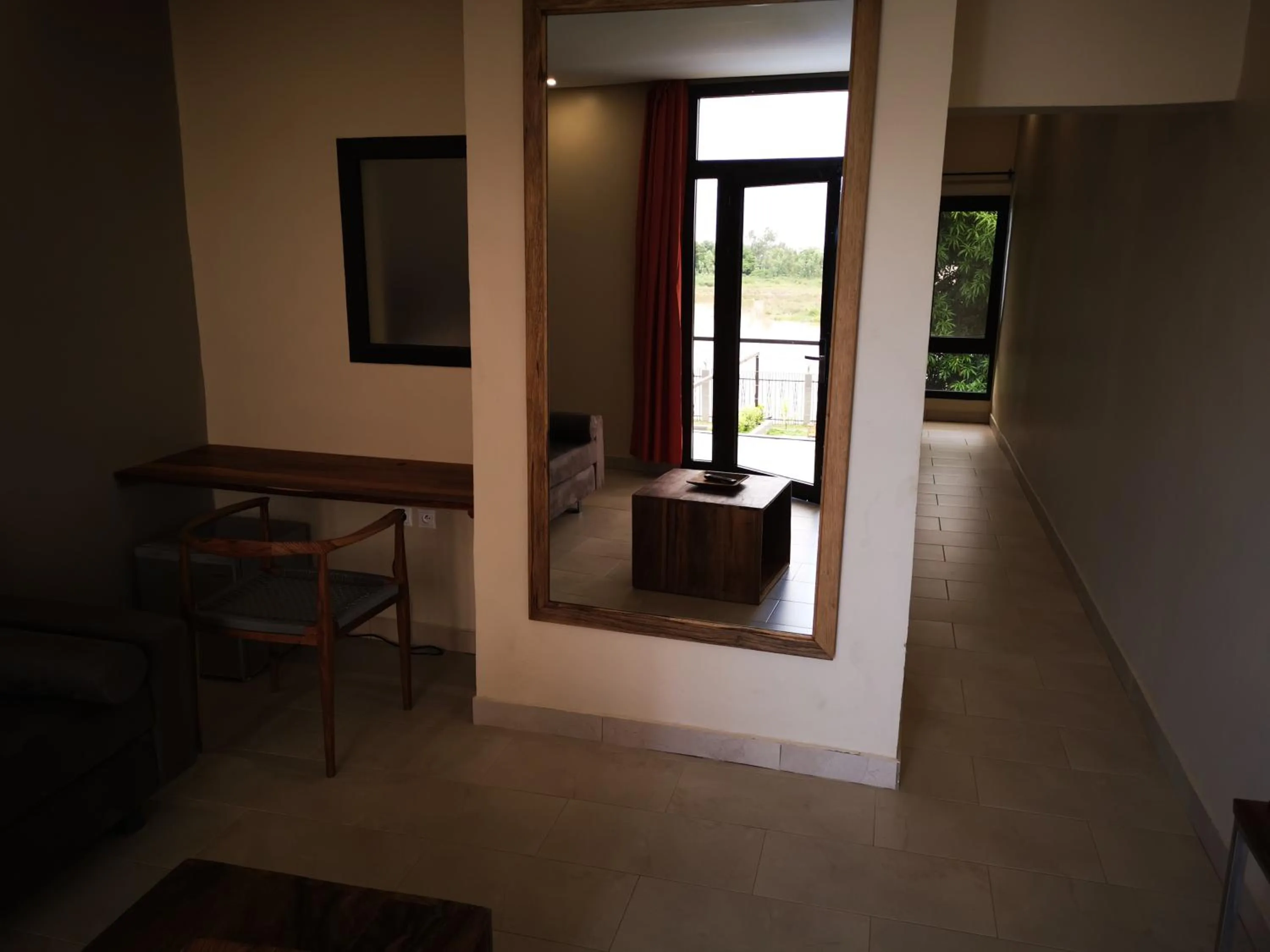 Seating area in Au bord de l'eau