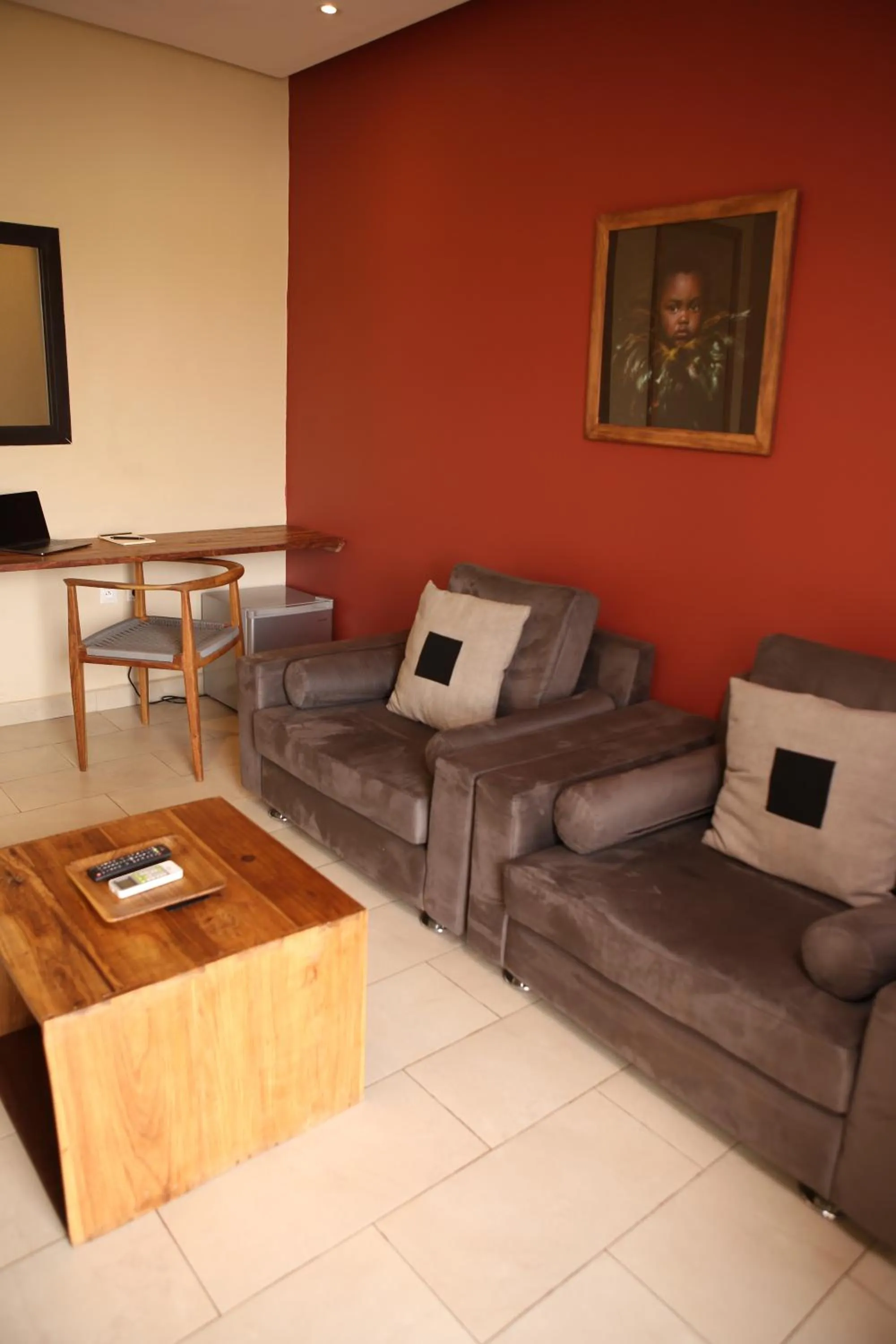 Living room in Au bord de l'eau