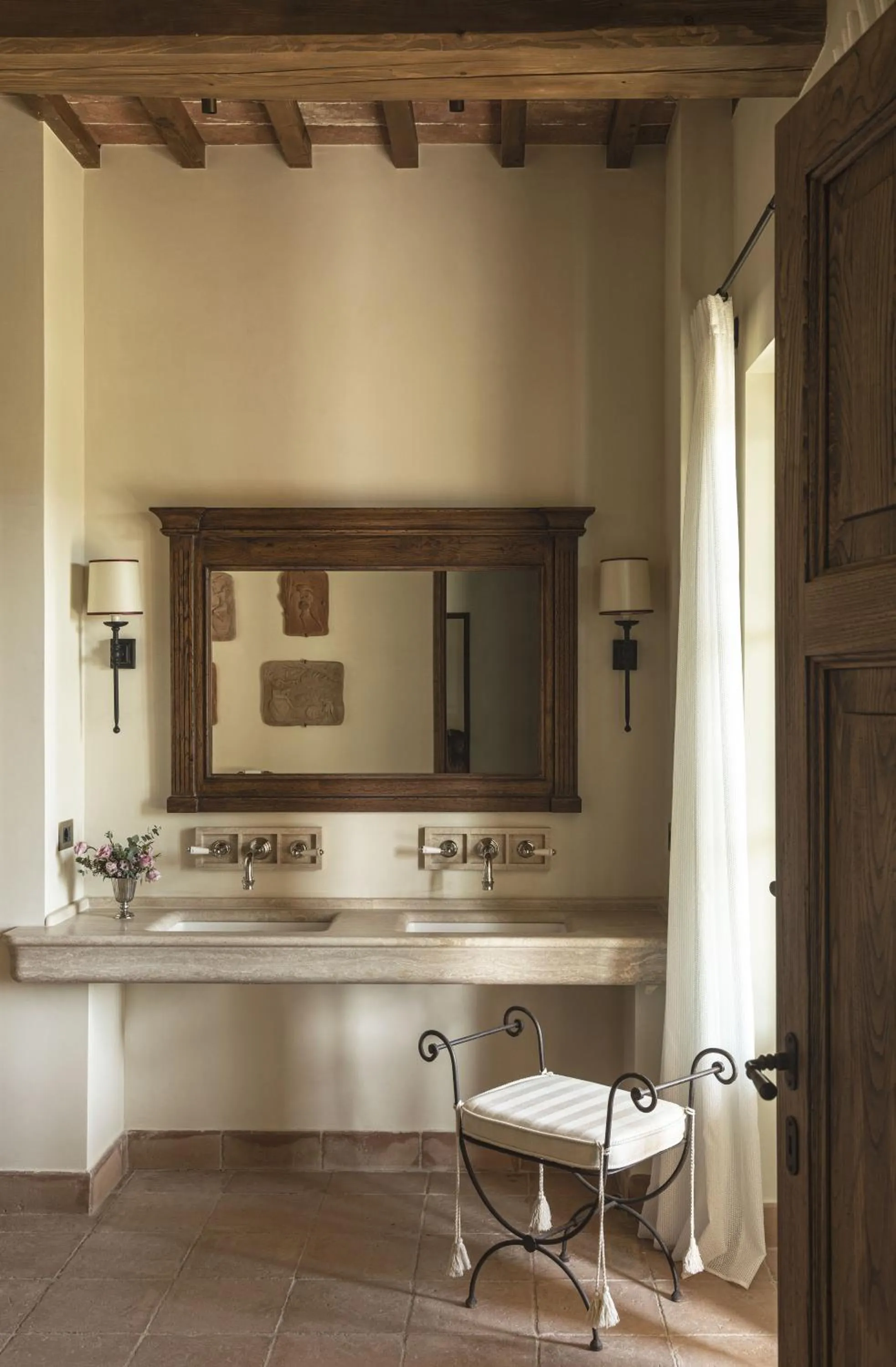 Bathroom in Castello di Casole, A Belmond Hotel, Tuscany