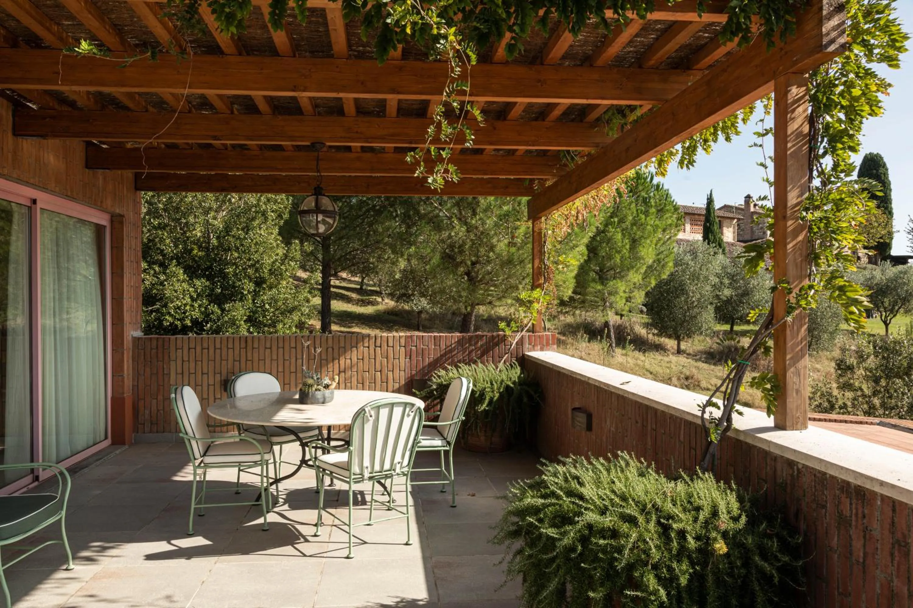 Balcony/Terrace in Castello di Casole, A Belmond Hotel, Tuscany