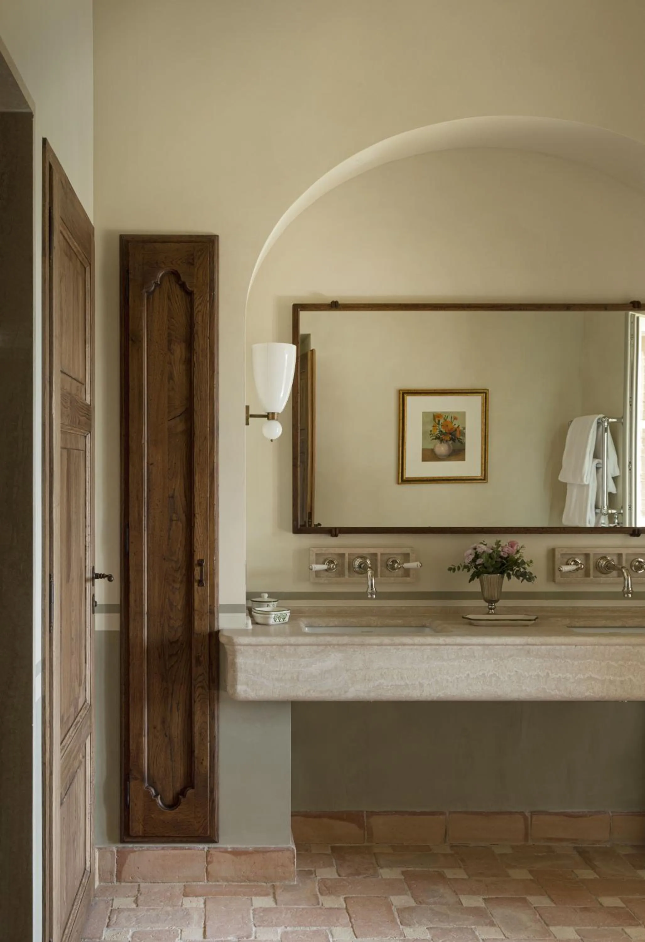 Bathroom in Castello di Casole, A Belmond Hotel, Tuscany