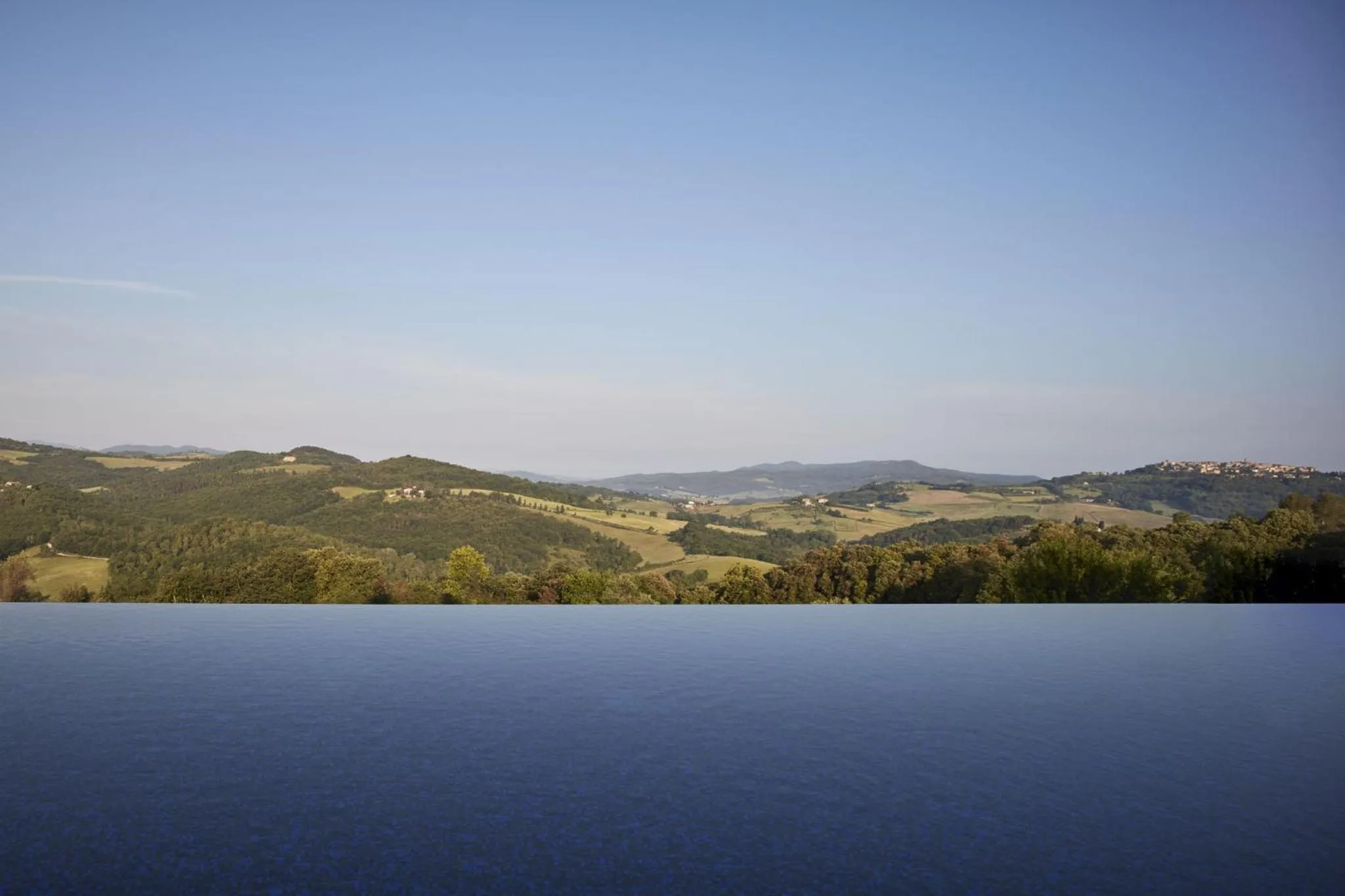 Swimming pool in Castello di Casole, A Belmond Hotel, Tuscany