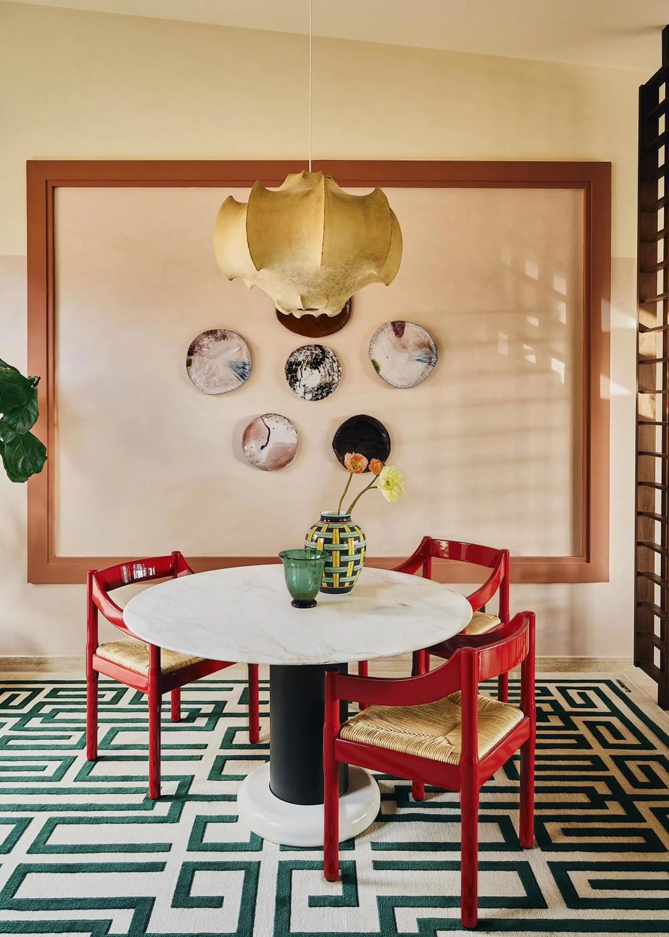 Dining area in Castello di Casole, A Belmond Hotel, Tuscany