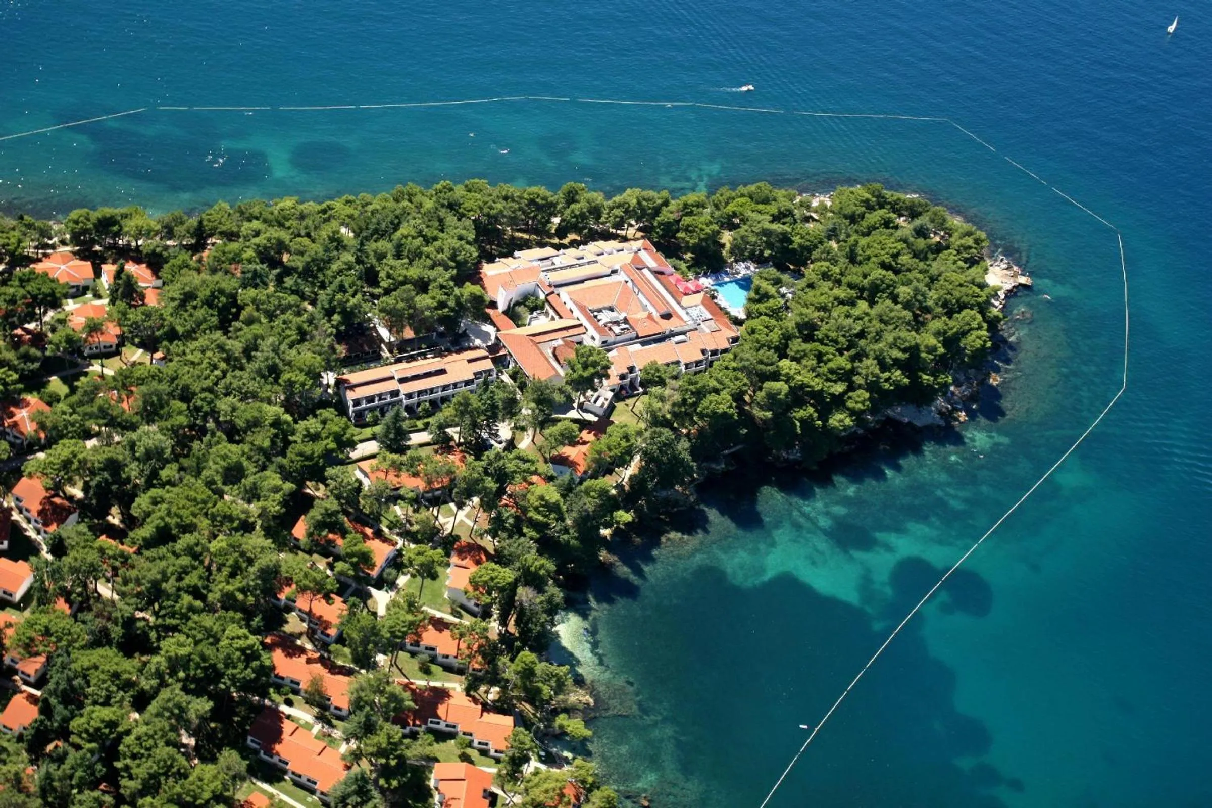 Bird's eye view in Village Galijot Plava Laguna