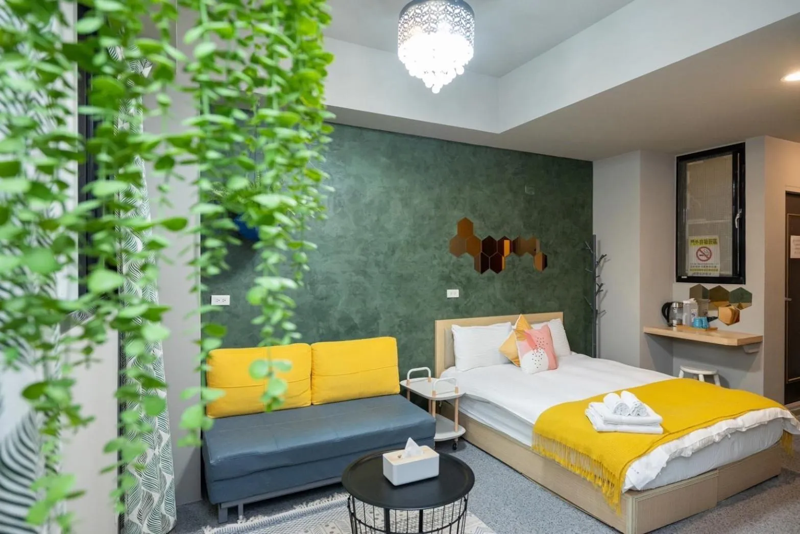 Photo of the whole room, Bed in Sleepier Multi-Minsu Tainan