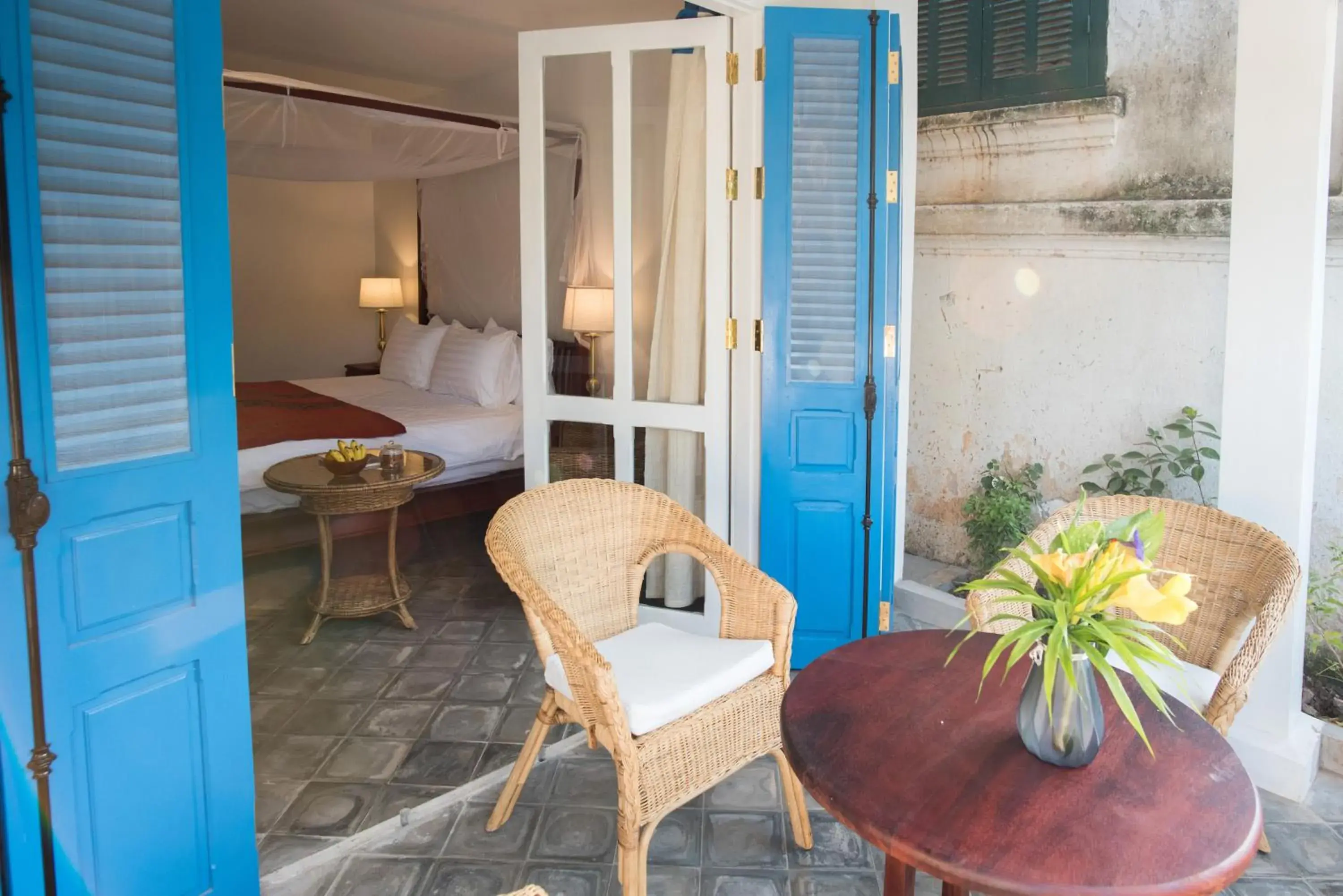 Patio, Bed in The Belle Rive Boutique Hotel Patio, Bed in The Belle Rive Boutique Hotel