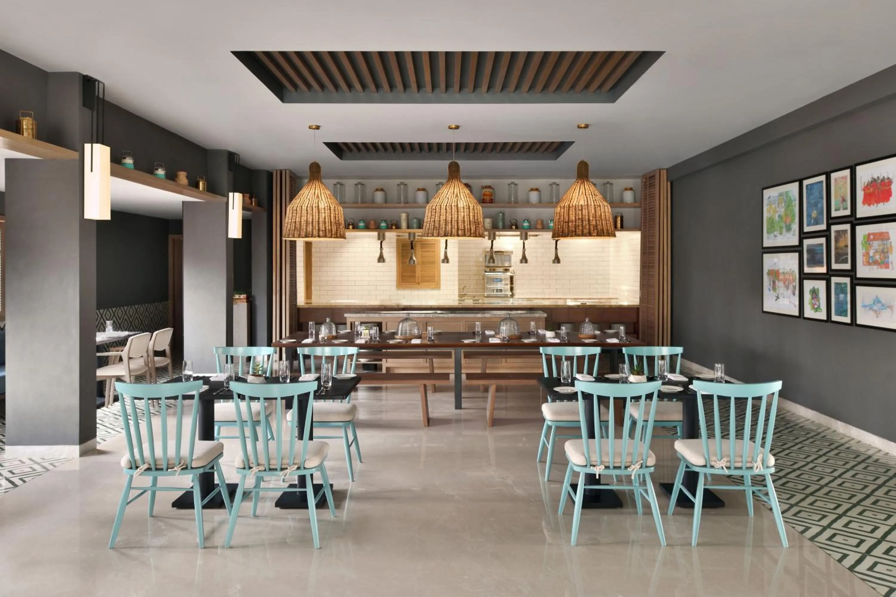 Kitchen or kitchenette in Port Muziris, A Tribute Portfolio Hotel by Marriott