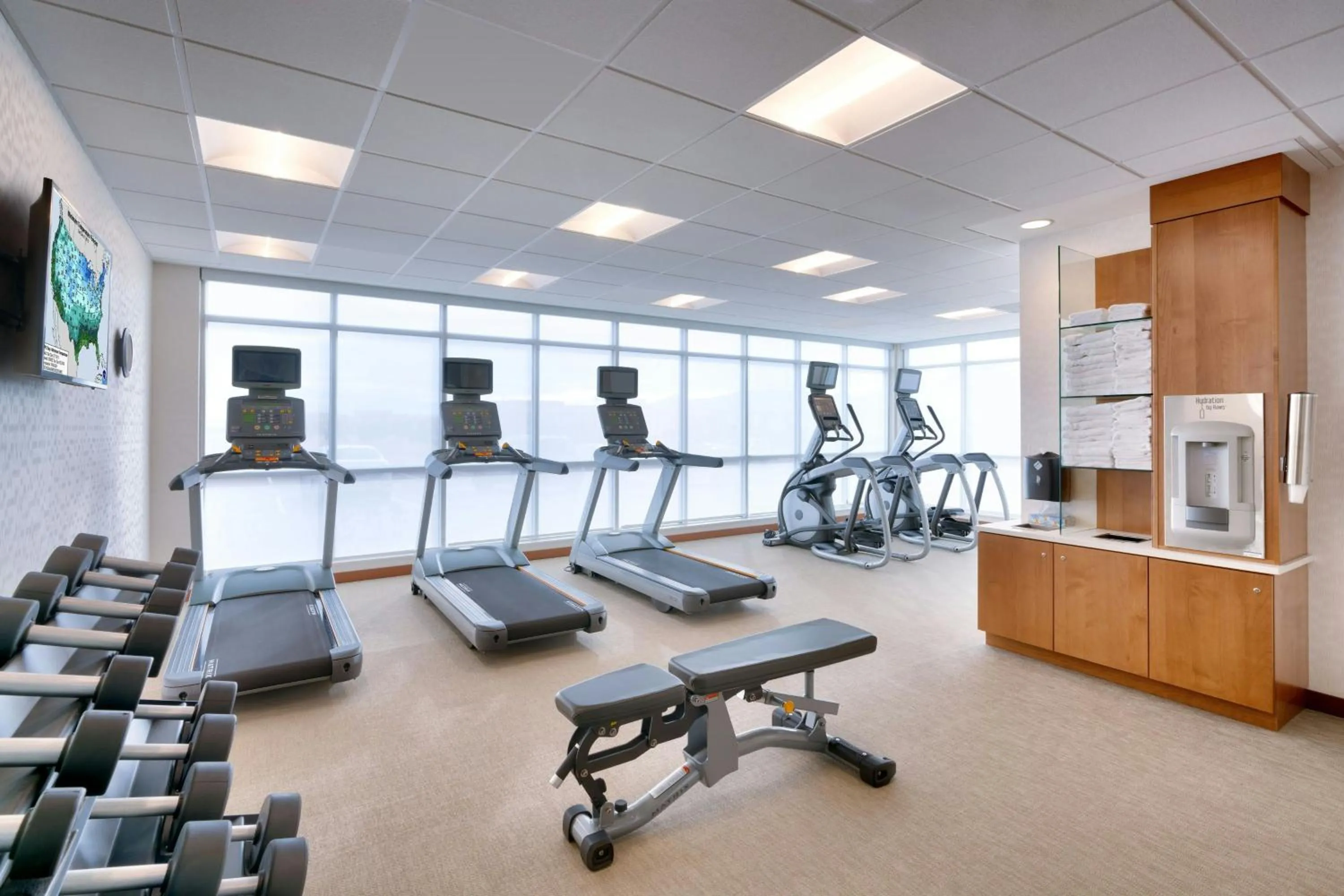 Fitness centre/facilities in Springhill Suites by Marriott Colorado Springs North/Air Force Academy