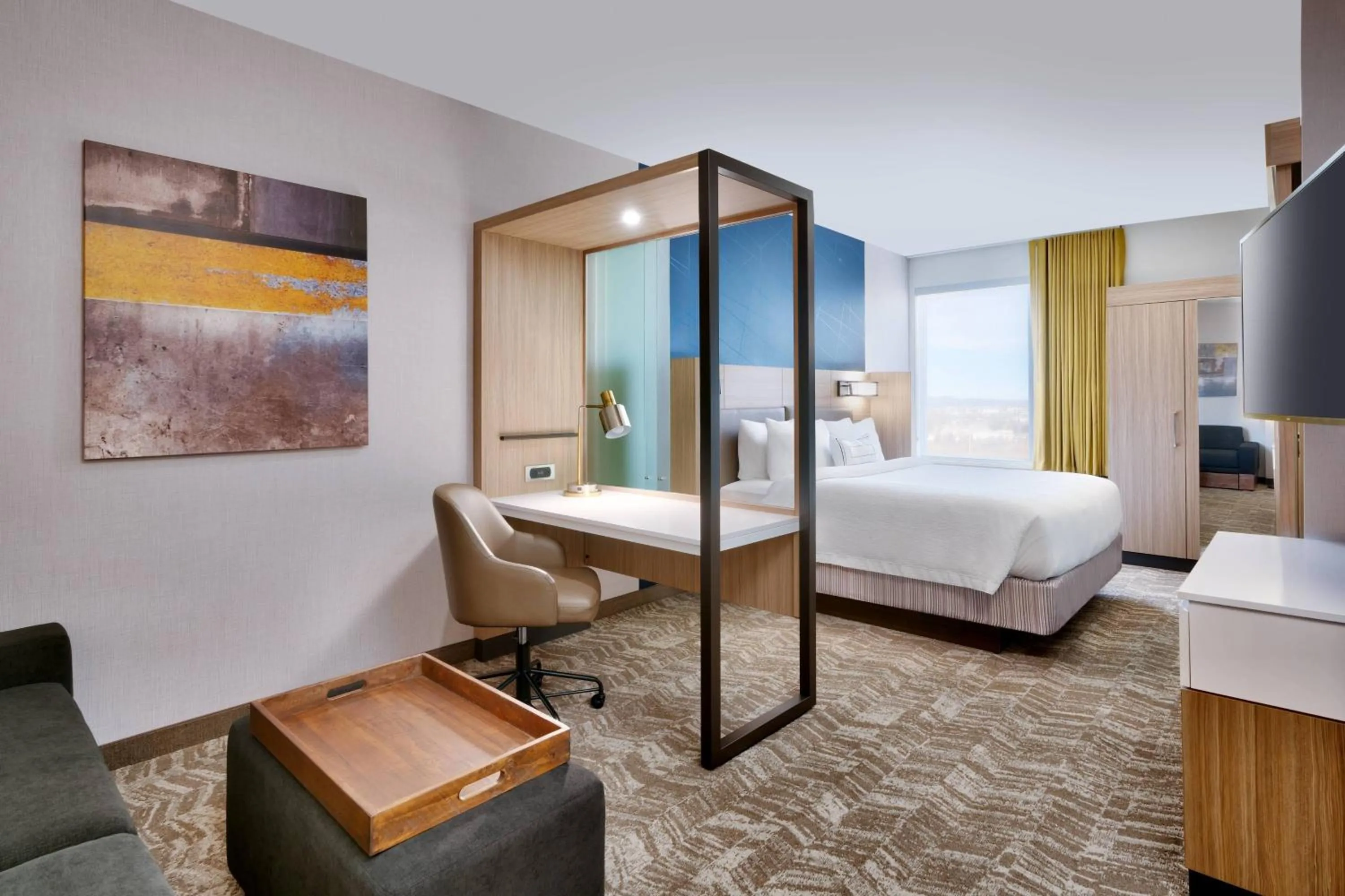 Bedroom, Bed in Springhill Suites by Marriott Colorado Springs North/Air Force Academy