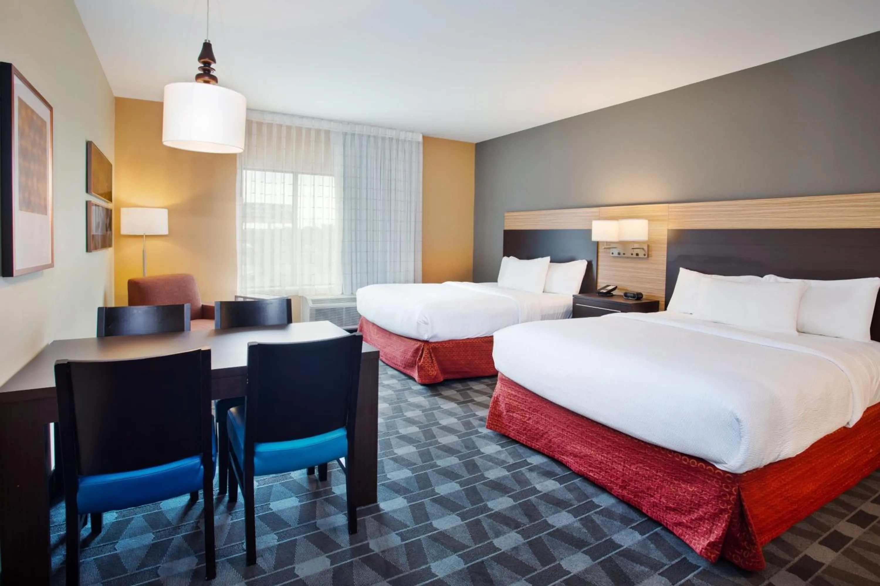 Photo of the whole room, Bed in TownePlace Suites by Marriott Detroit Belleville