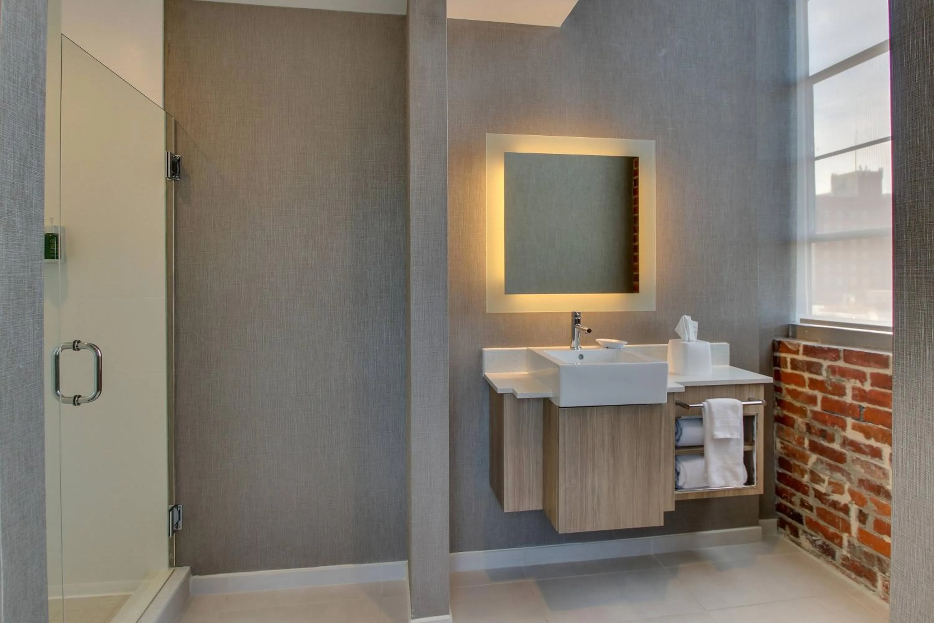 Bathroom in SpringHill Suites by Marriott Montgomery Downtown