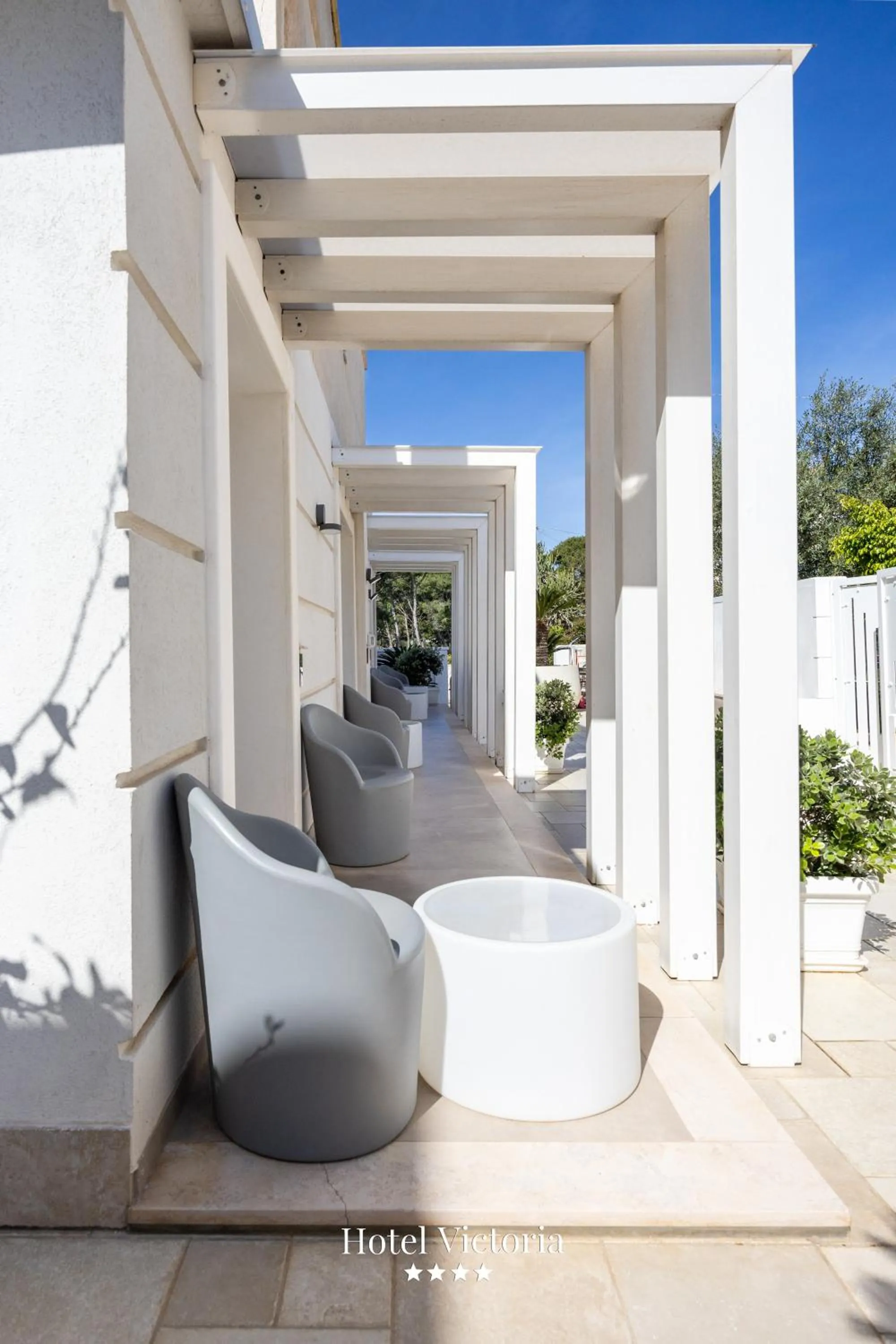 Patio in Hotel Victoria