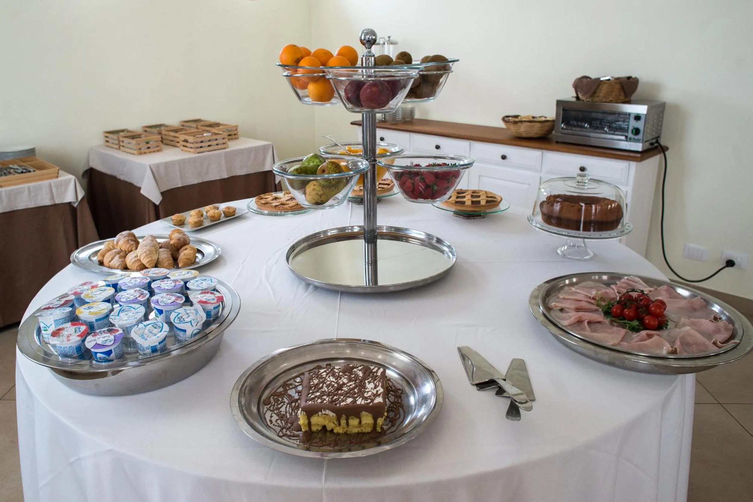 Continental breakfast in Hotel Victoria