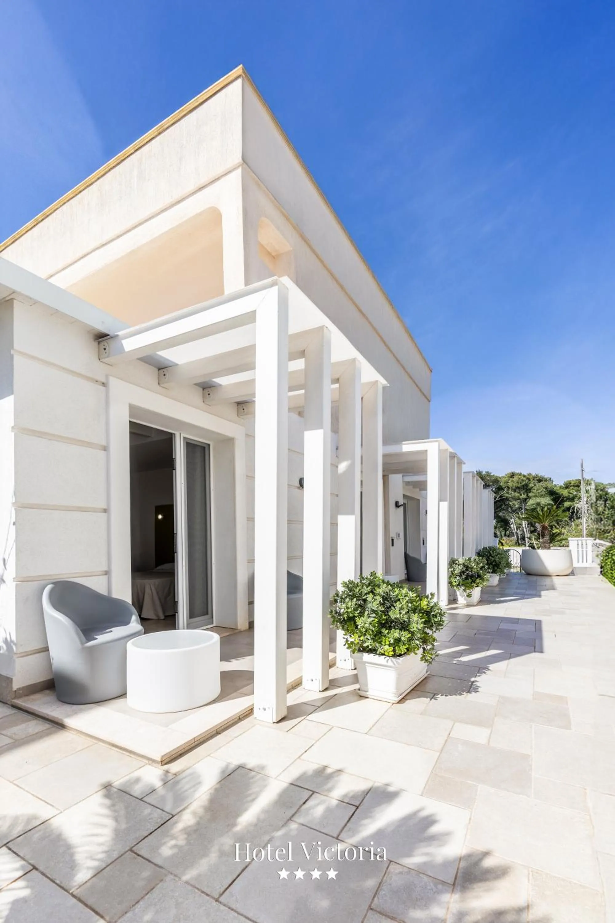 Patio in Hotel Victoria