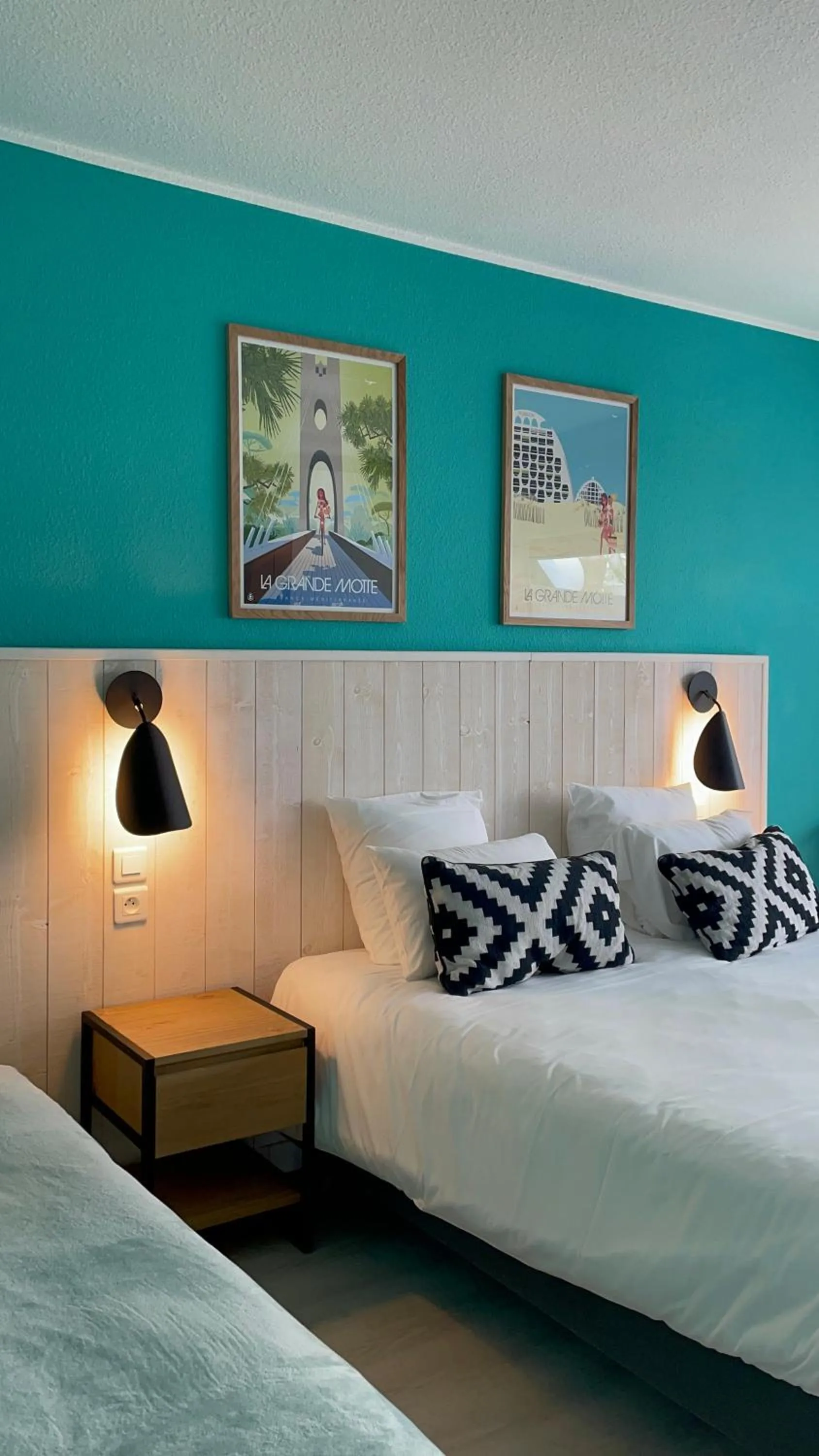 Bedroom, Bed in Hôtel Saint-Clair, côté Plage