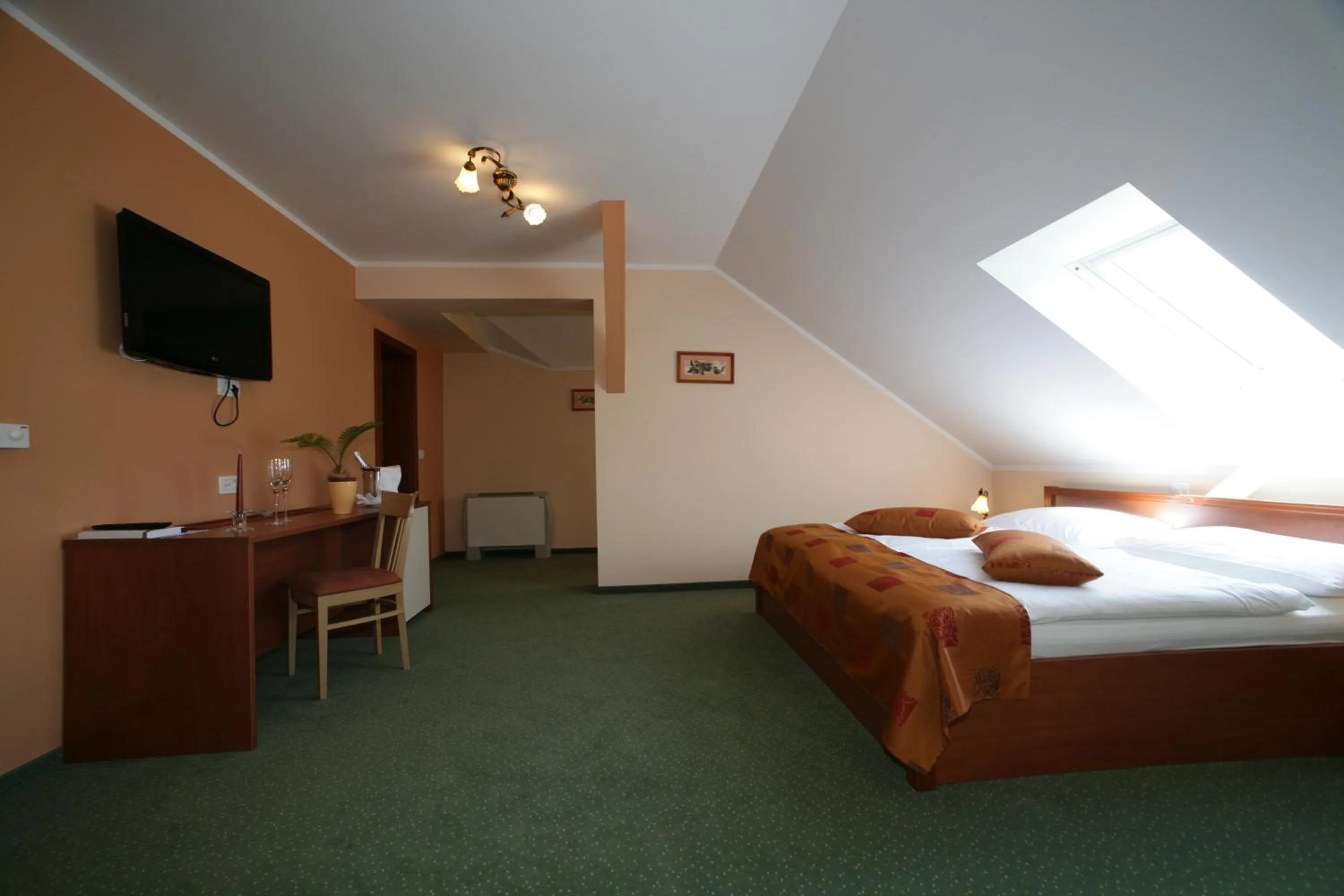 Bed in Hotel Aqua Roma