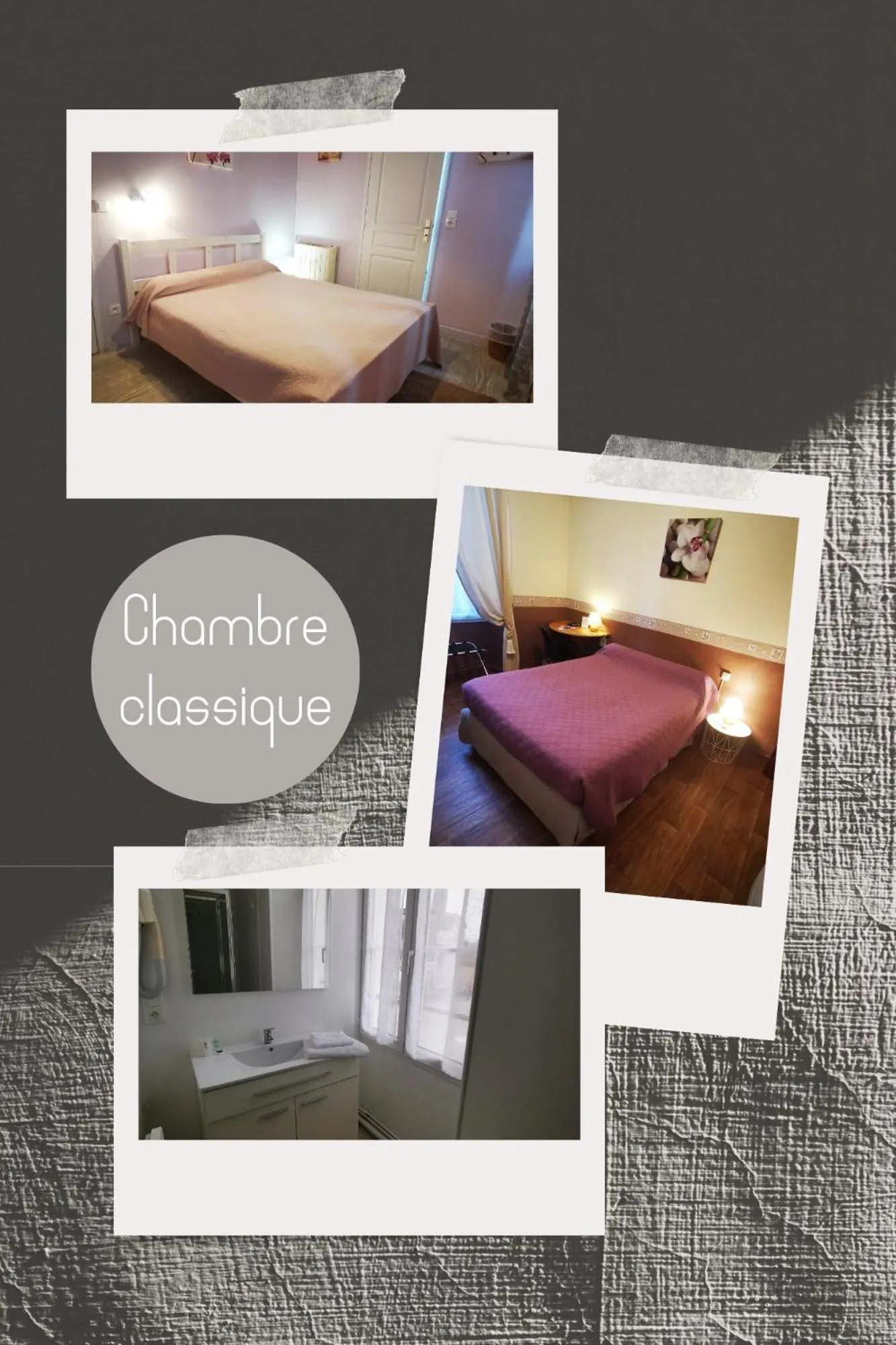 Property building, Bed in Logis Hôtel & Restaurant Le Saint Savinien