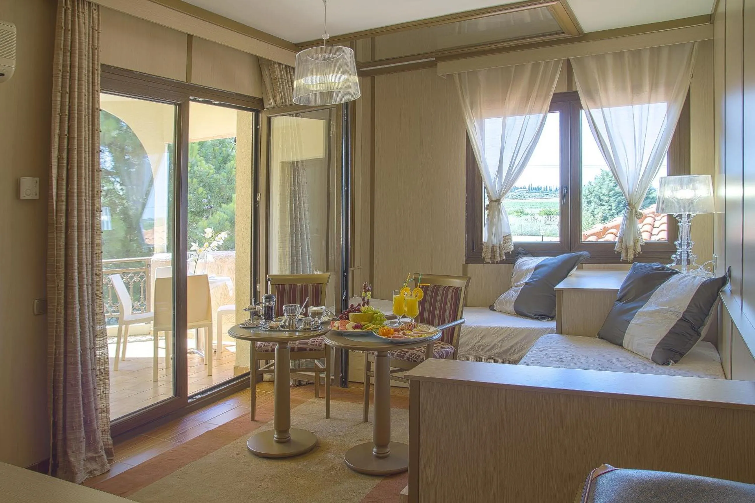 Living room in Chris & Eve Mansion