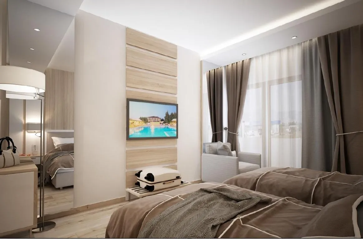 Bed in Chris & Eve Mansion