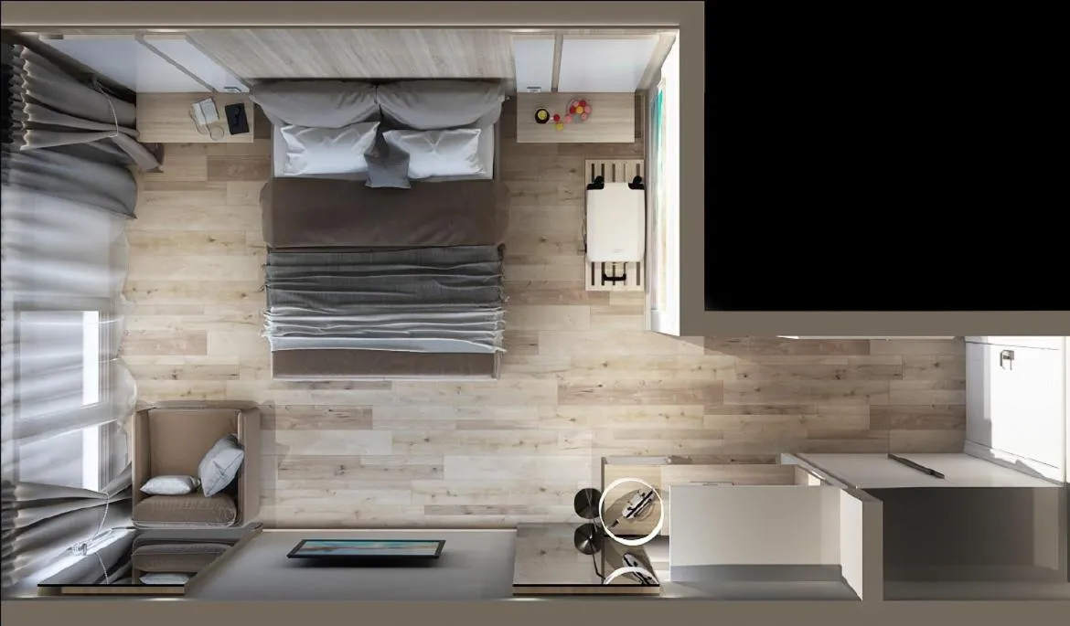 Bedroom in Chris & Eve Mansion