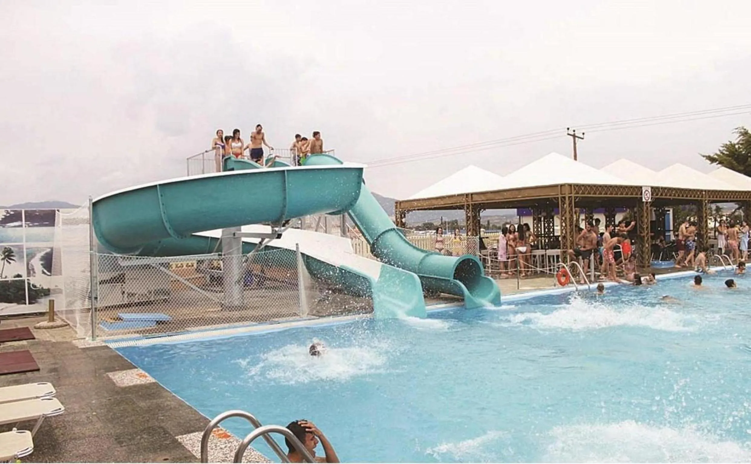Aqua park in Chris & Eve Mansion