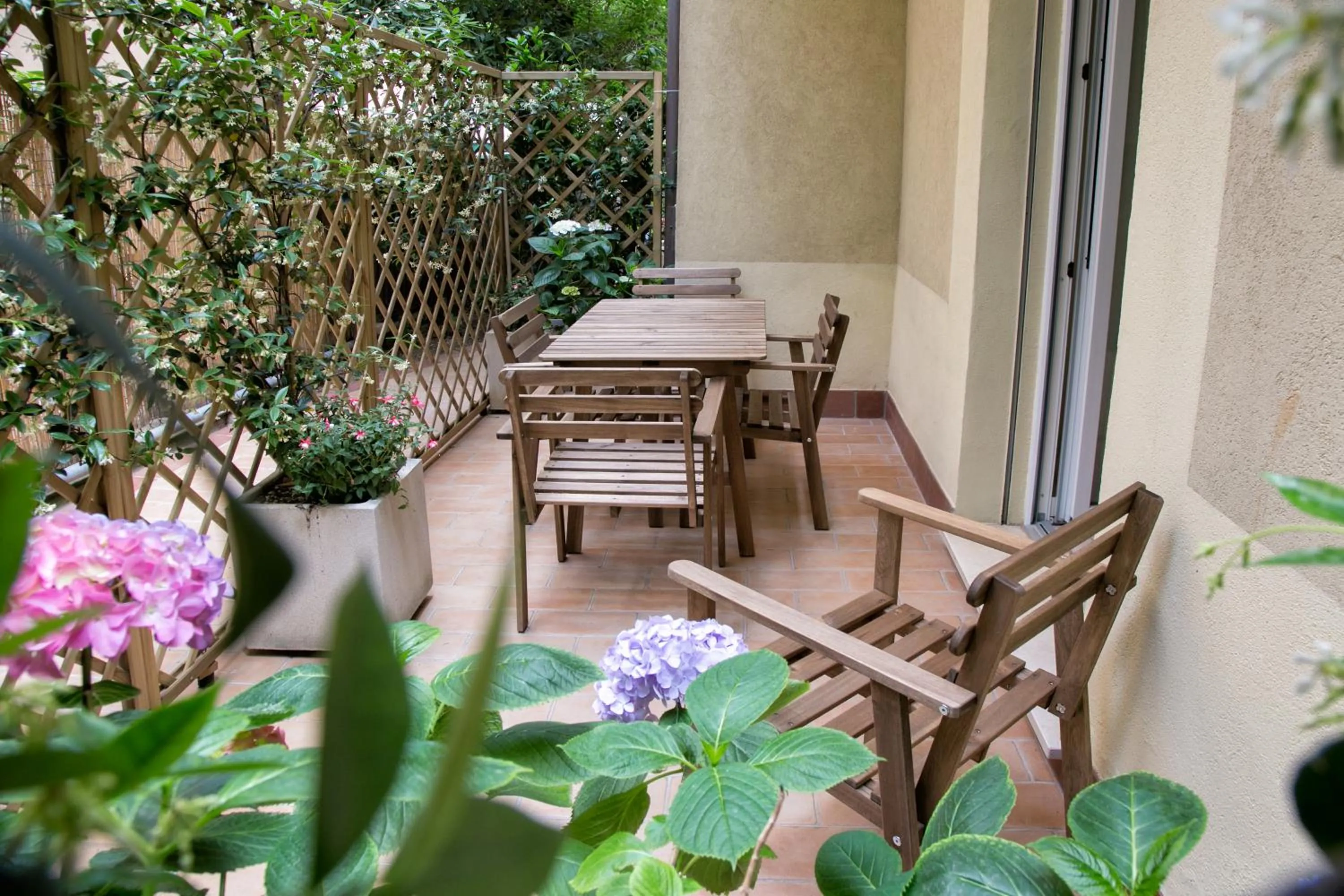 Balcony/Terrace in Residence Villa Ofelia