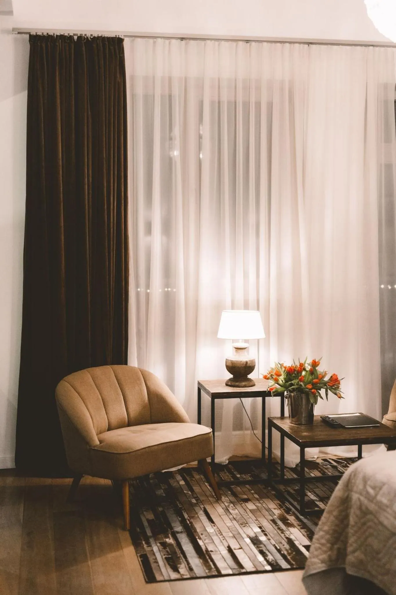 Seating area in Frost Boutique Hotel