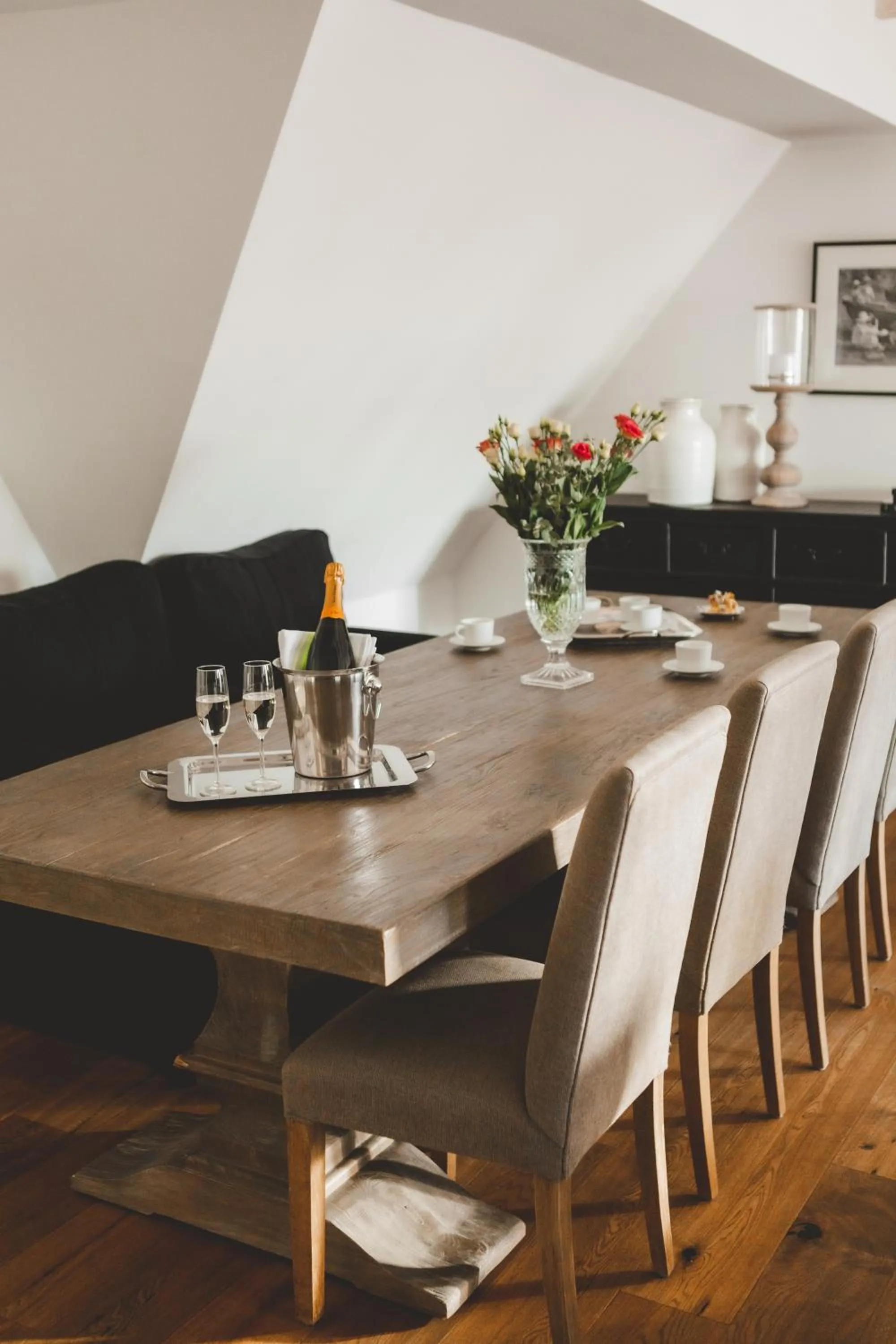 Dining area in Frost Boutique Hotel