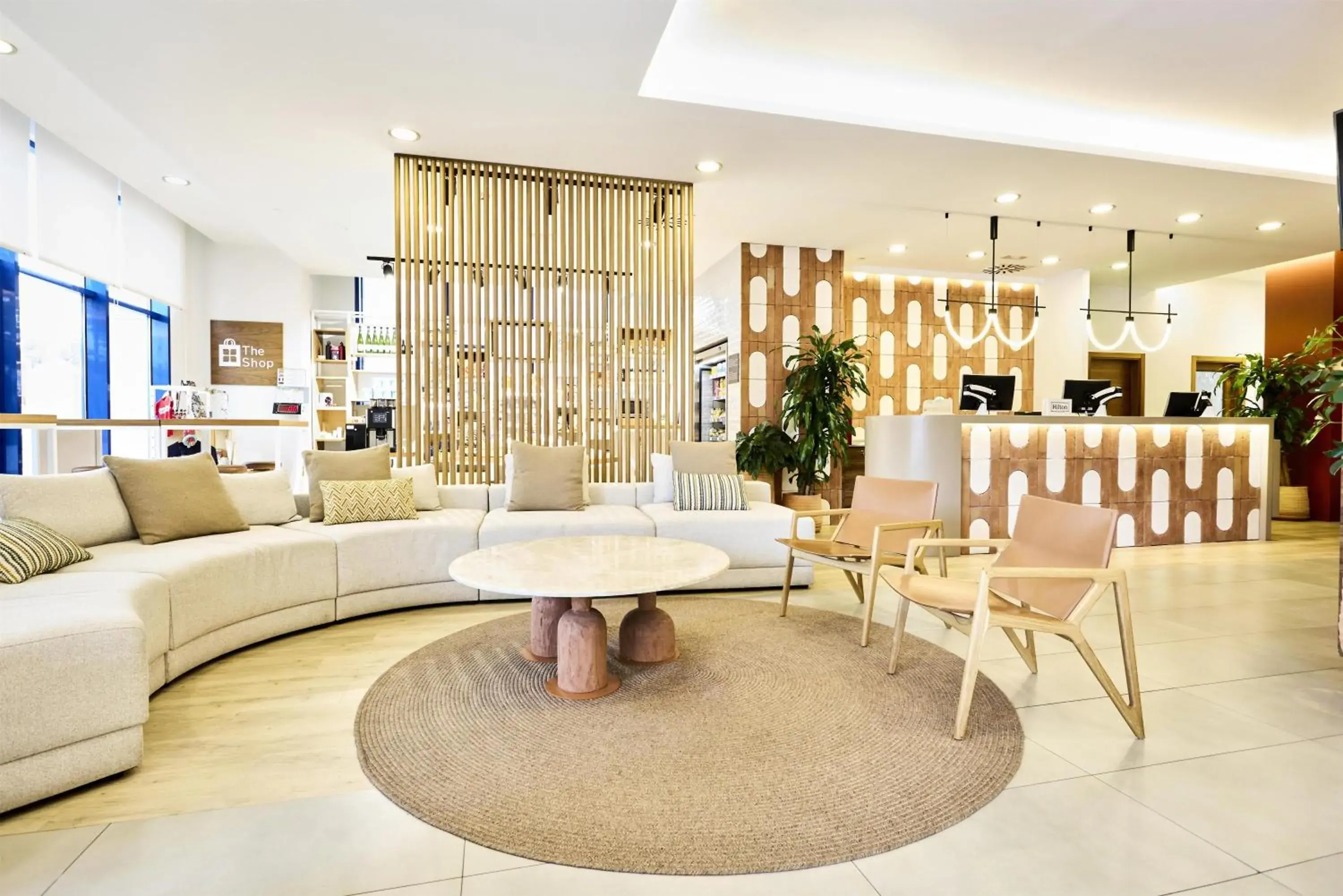 Lobby or reception in Hilton Garden Inn Sevilla Lobby or reception in Hilton Garden Inn Sevilla