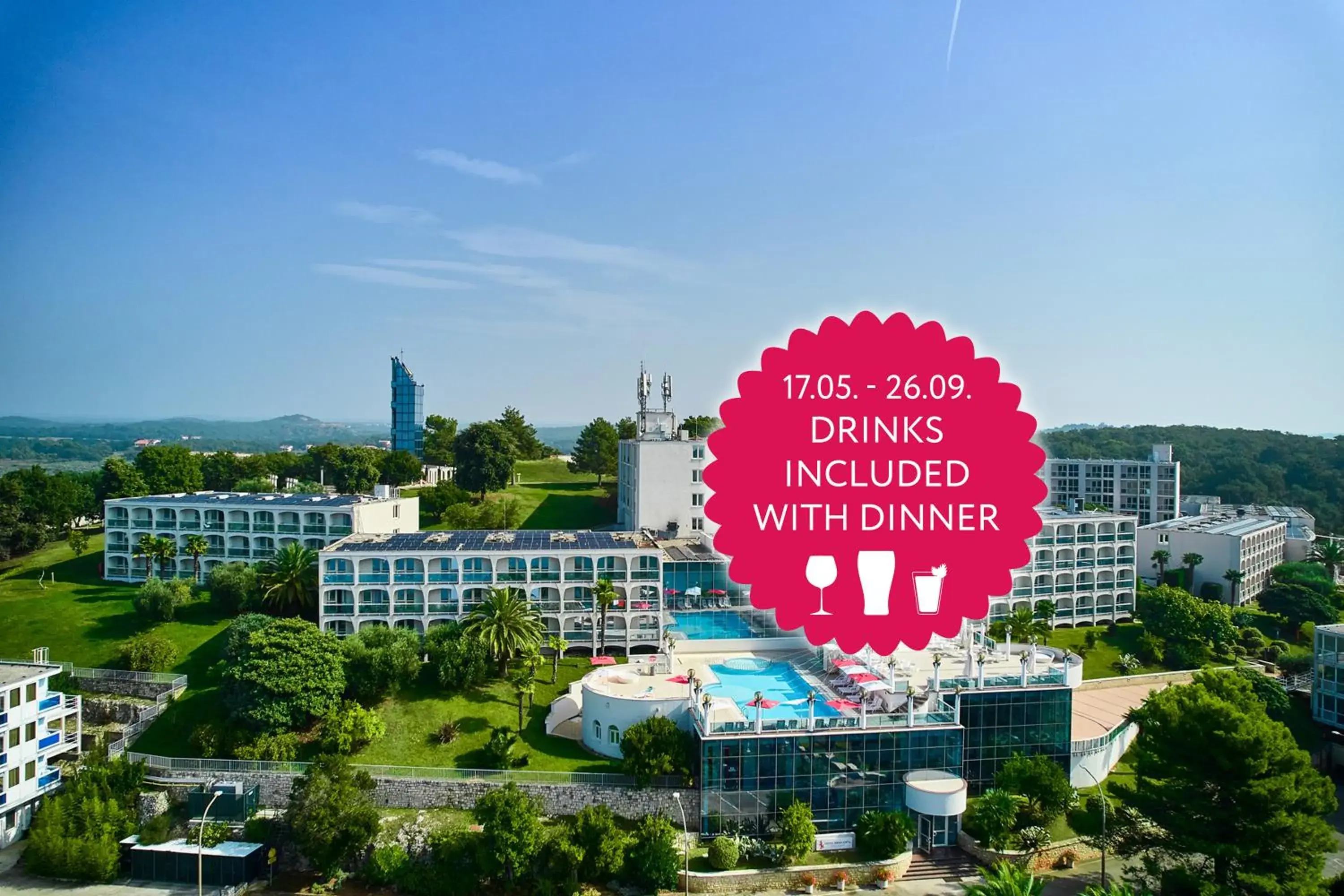 Property building in Hotel Gran Vista Plava Laguna Property building in Hotel Gran Vista Plava Laguna