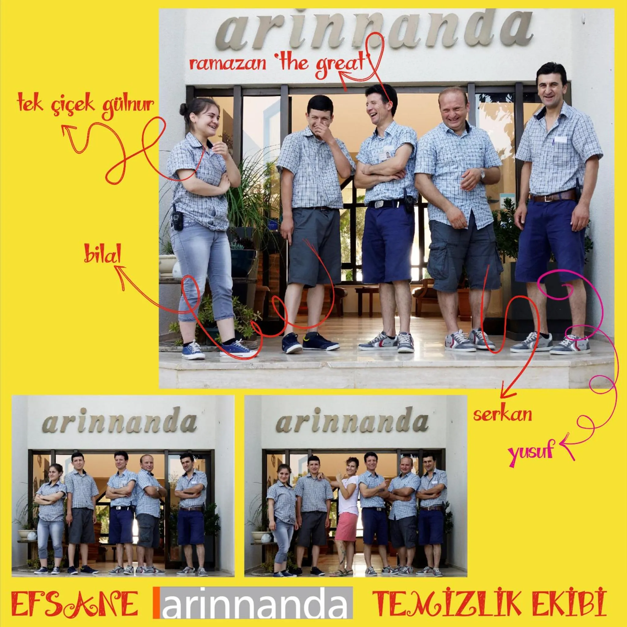 Staff in Arinnanda Hotel Cesme