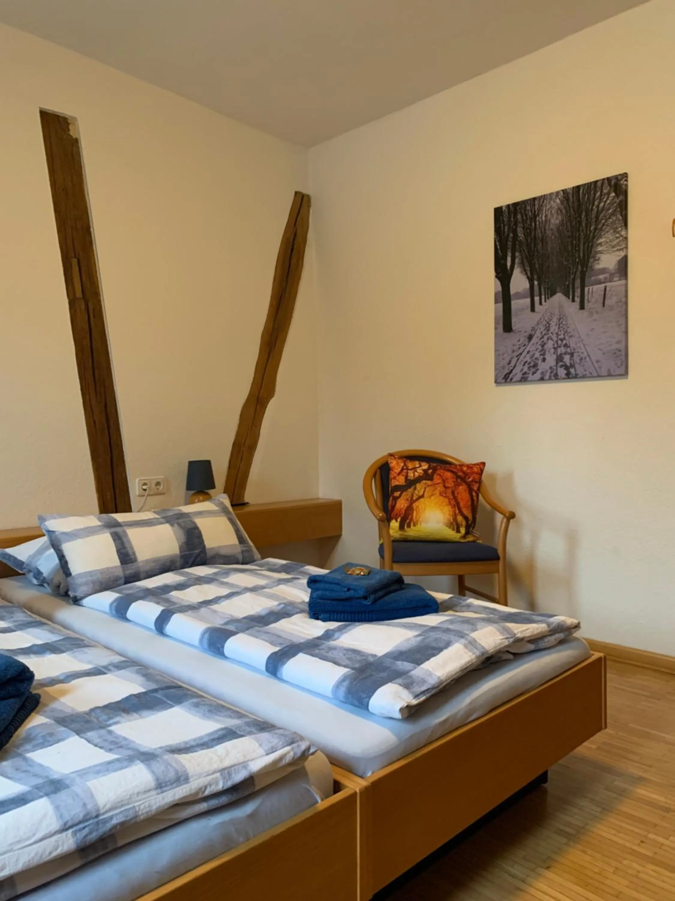 Photo of the whole room, Bed in Landgasthaus-Hotel Wenninghoff