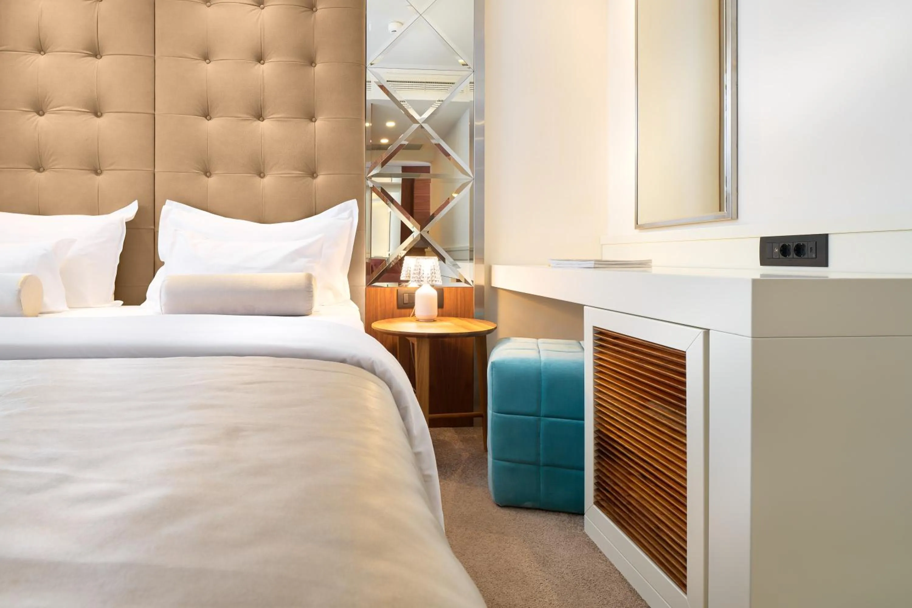 Seating area, Bed in Time Boutique Hotel