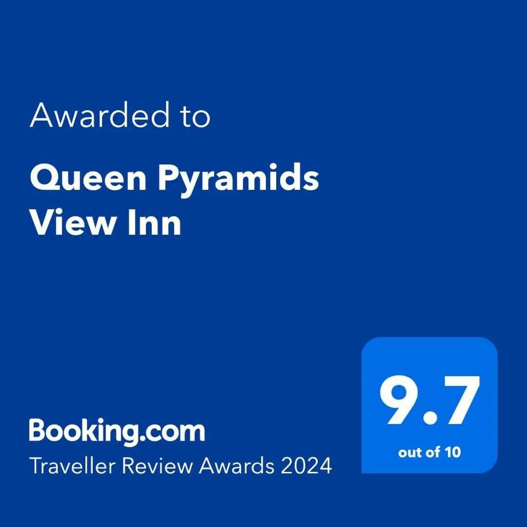 Certificate/Award in Queen Pyramids View Inn