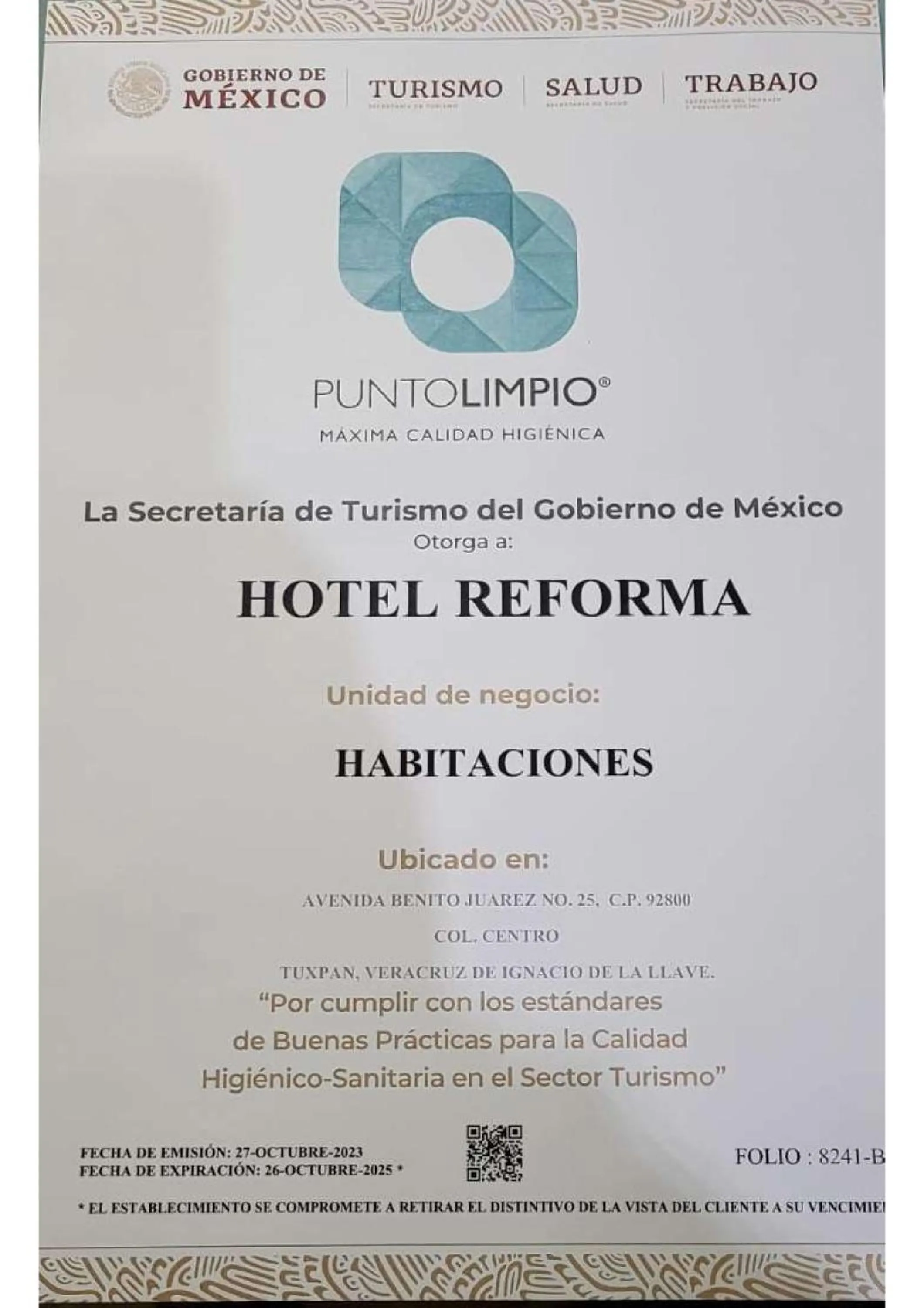 Hotel Reforma Tuxpan