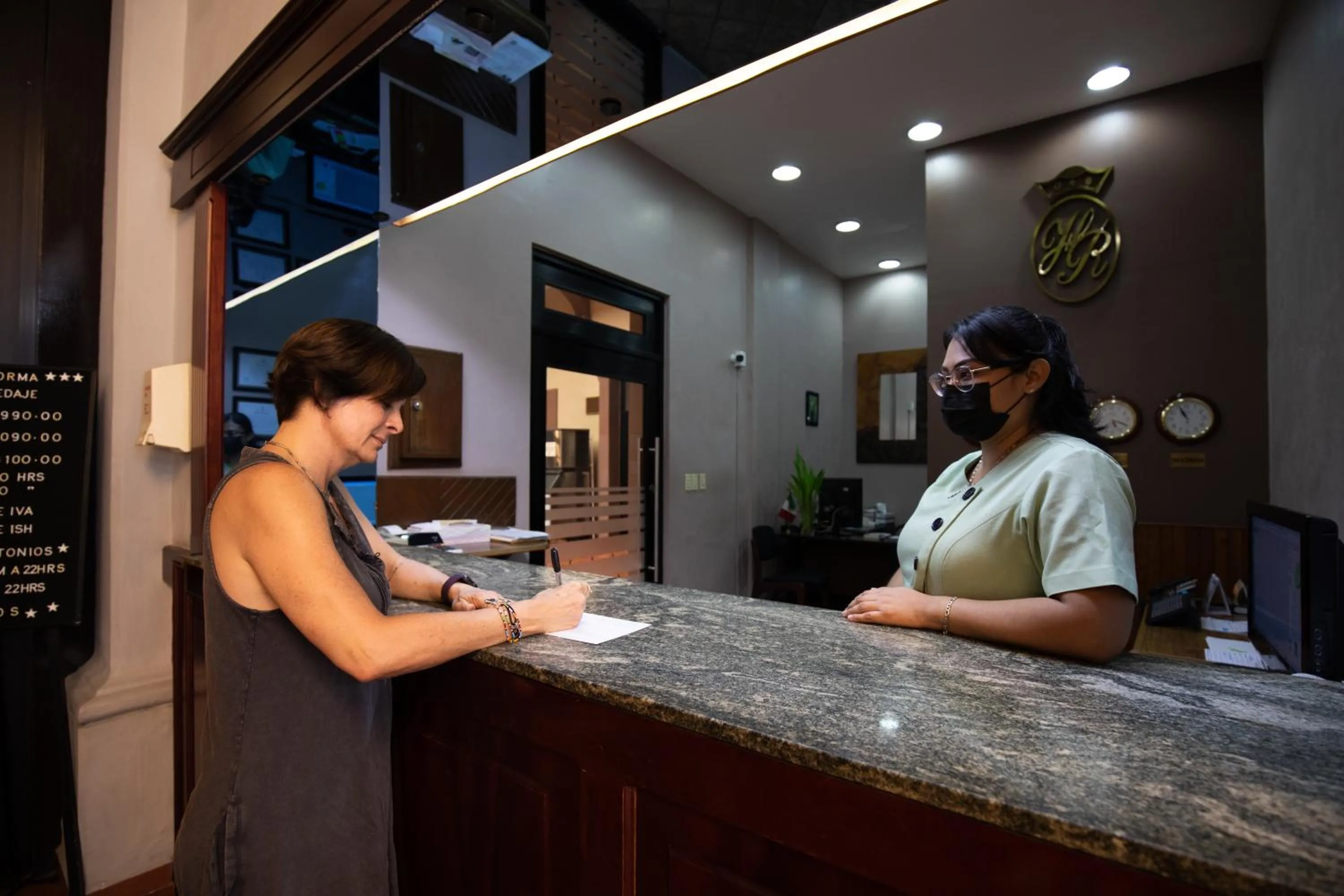 Lobby or reception in Hotel Reforma Tuxpan