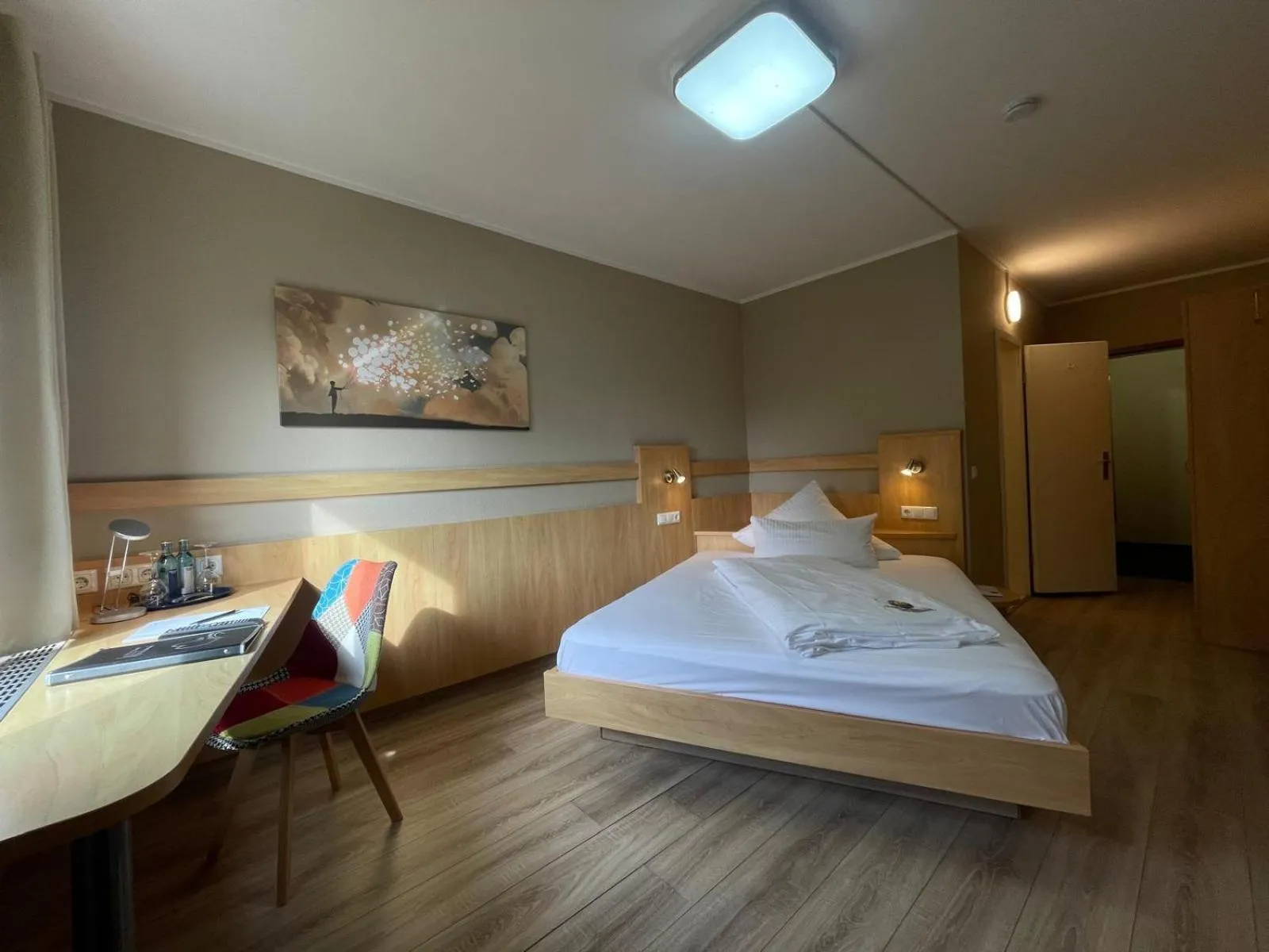 Bed in Hotel Waldesruh