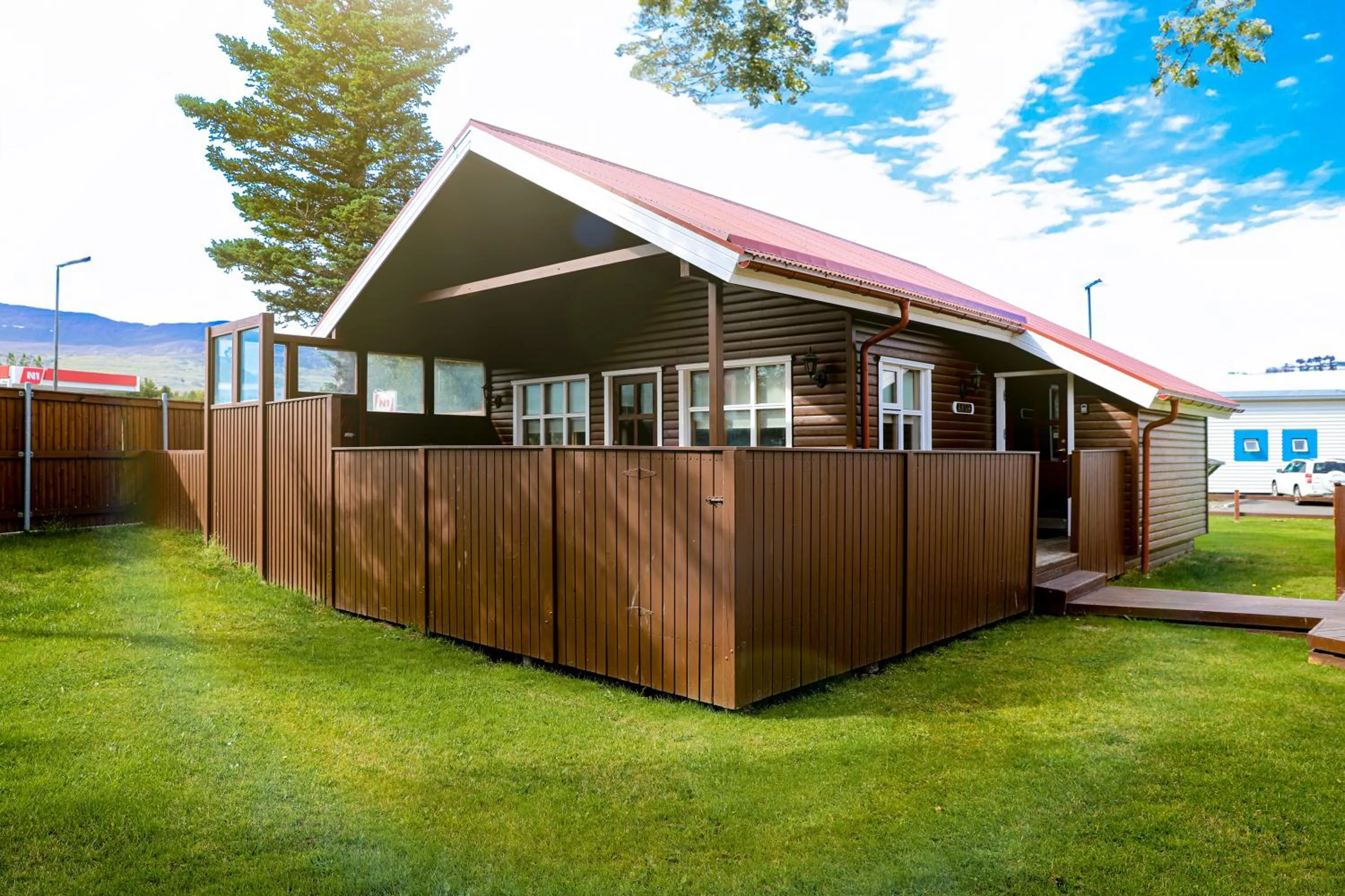 Property building in Akureyri Cottages