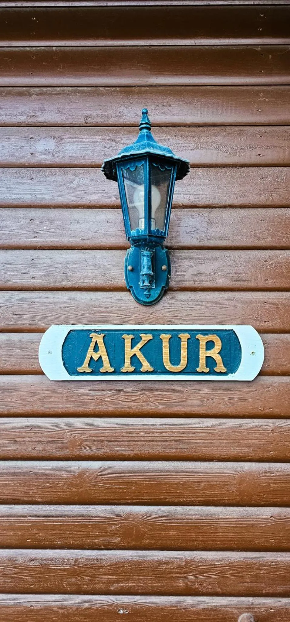 Decorative detail in Akureyri Cottages