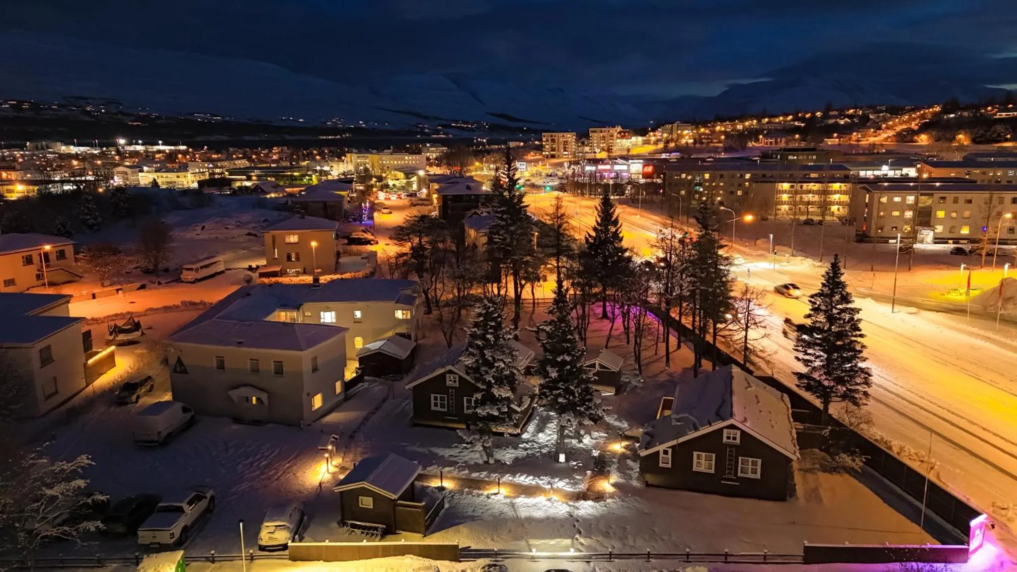 Property building in Akureyri Cottages