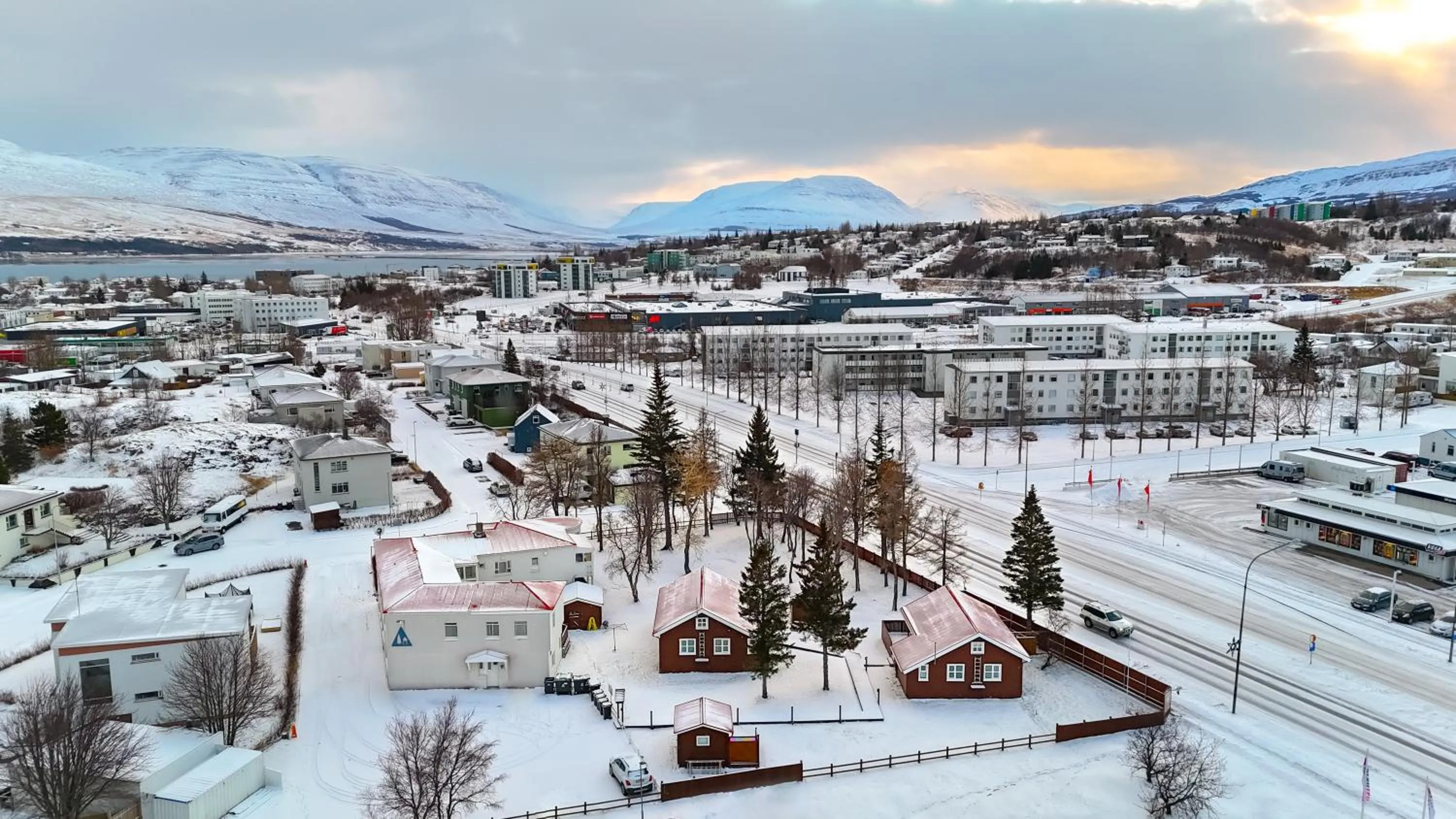 Property building in Akureyri Cottages