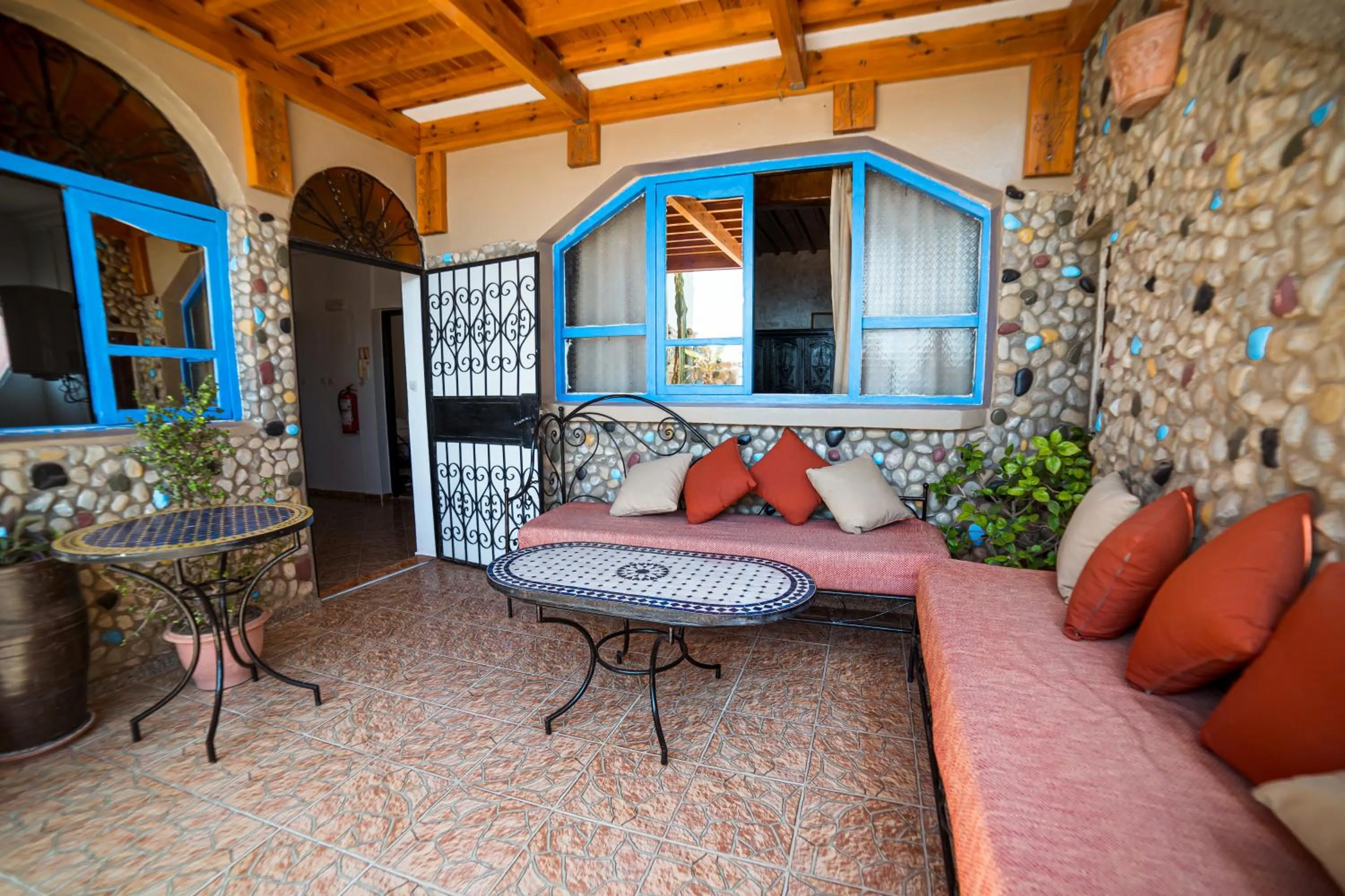 Seating area in Original Surf Morocco