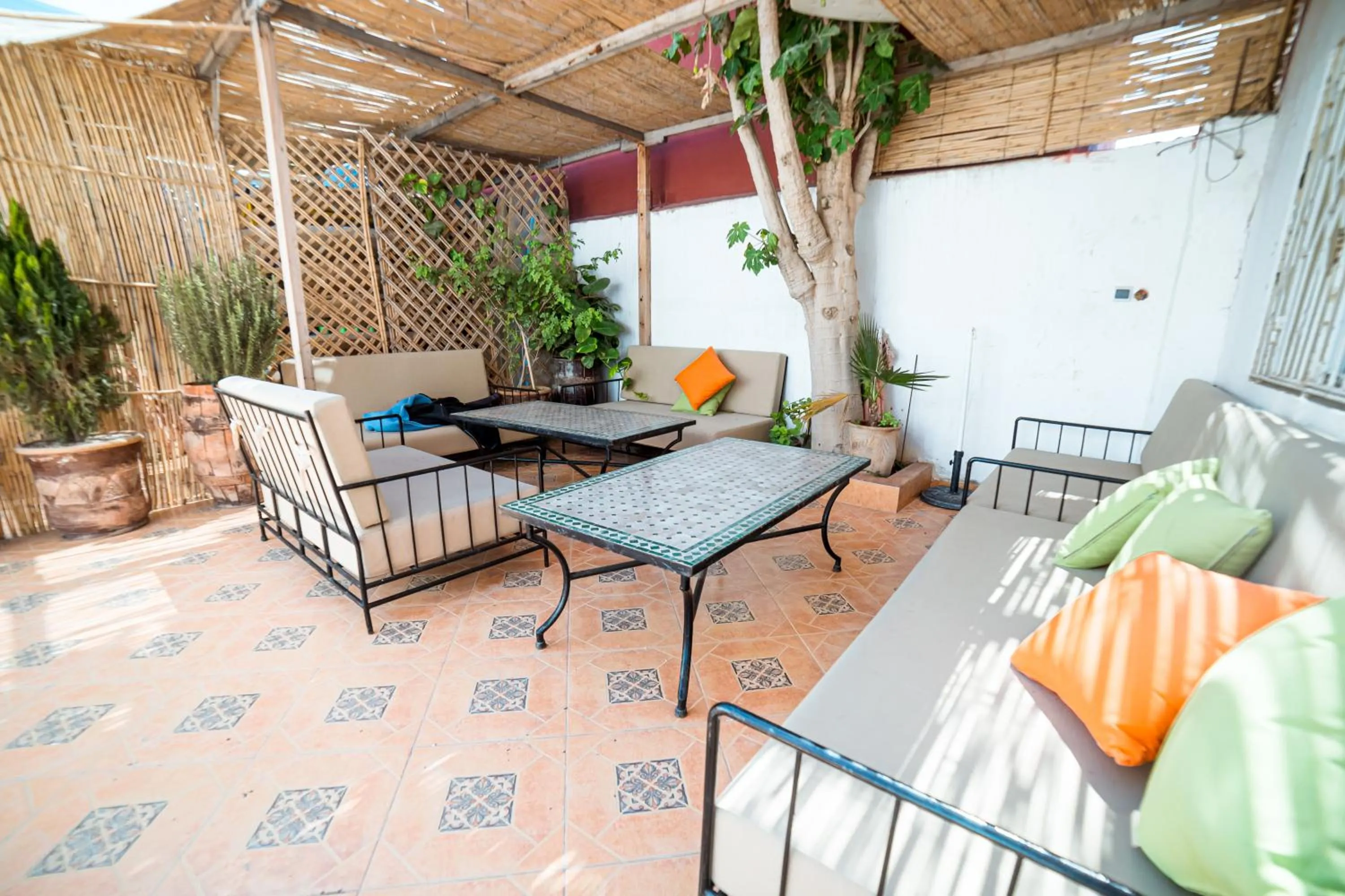 Seating area in Original Surf Morocco