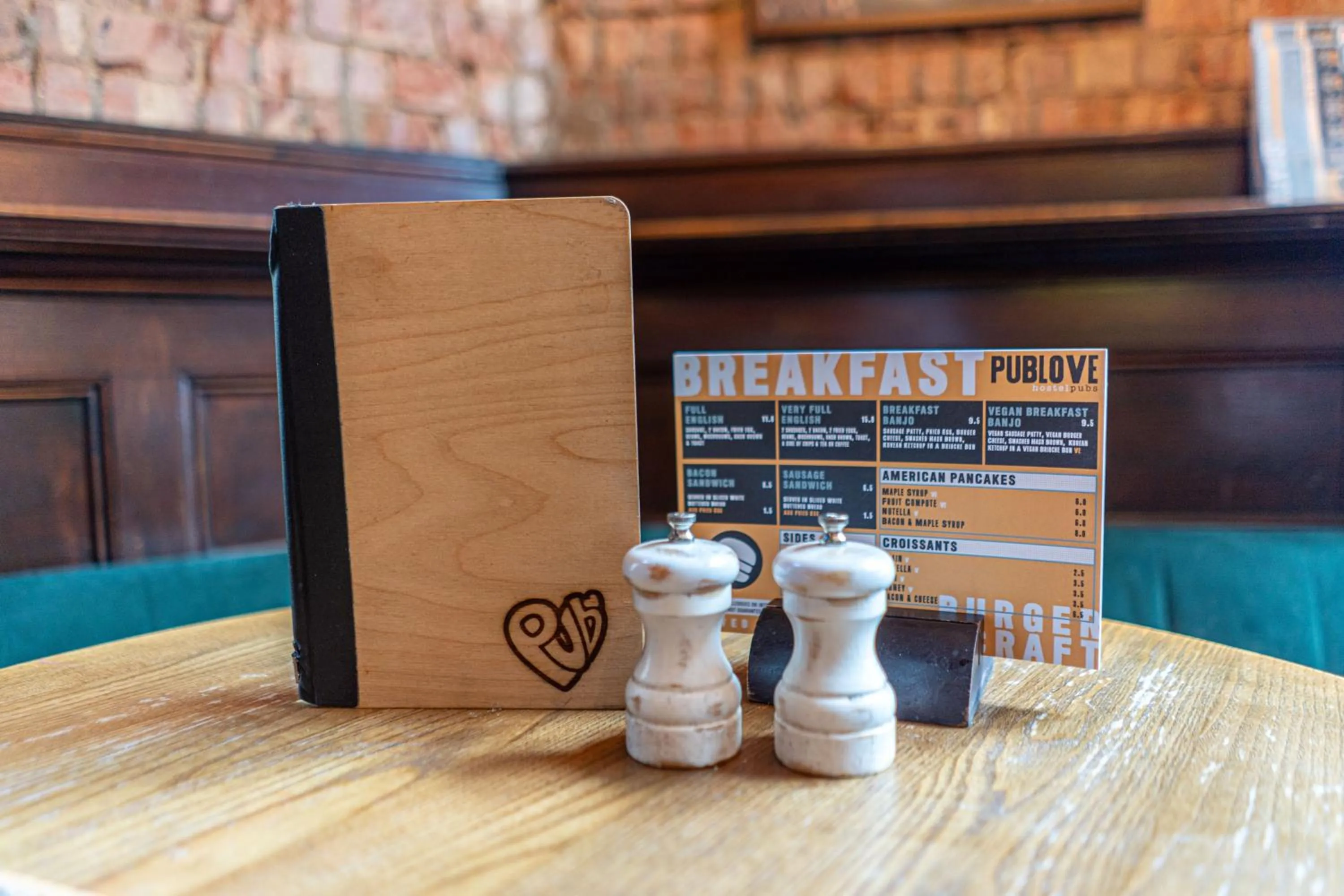 Dining area in PubLove @ The Rose & Crown